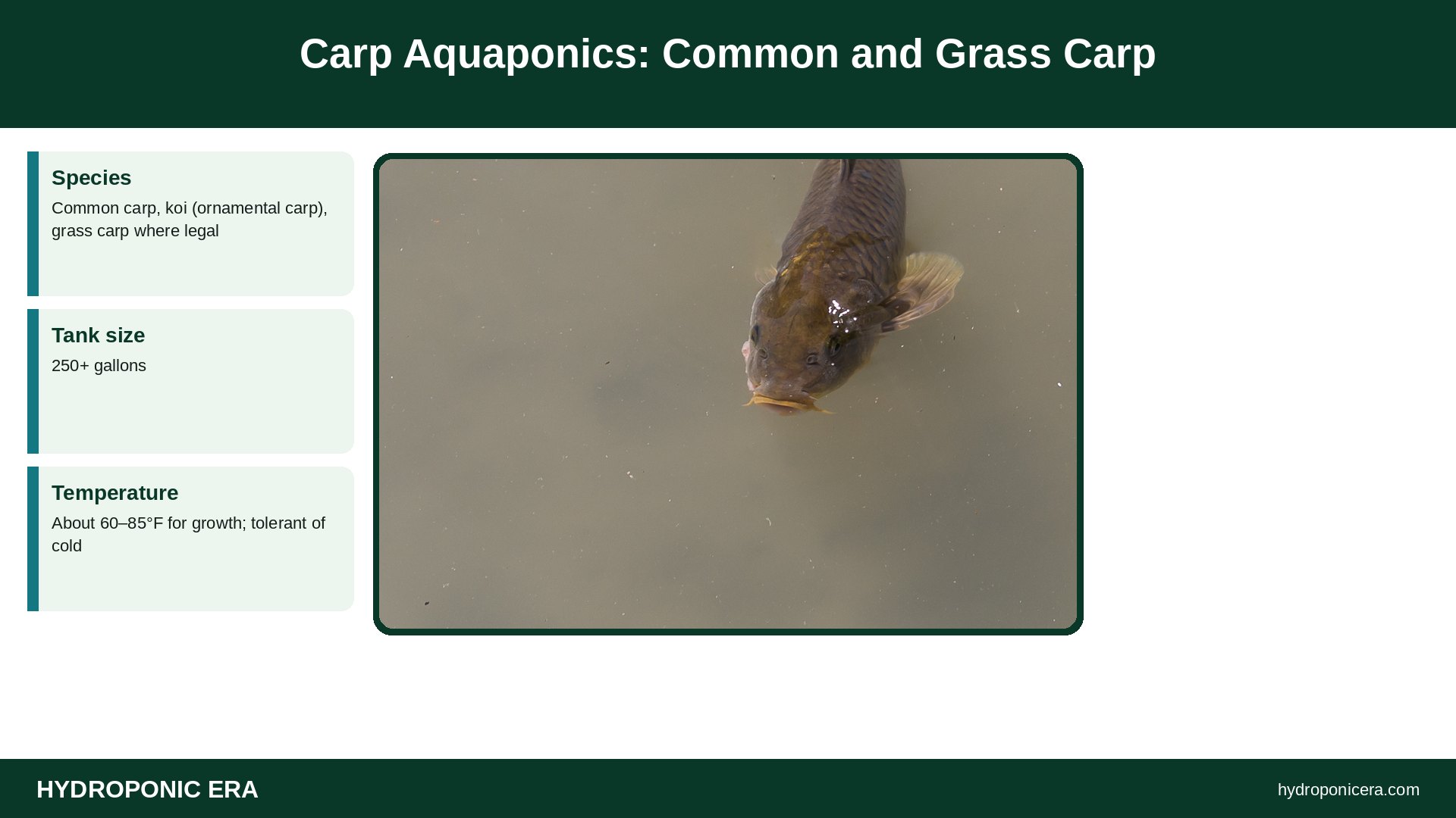 carp aquaponics — Carp Aquaponics: Common and Grass Carp