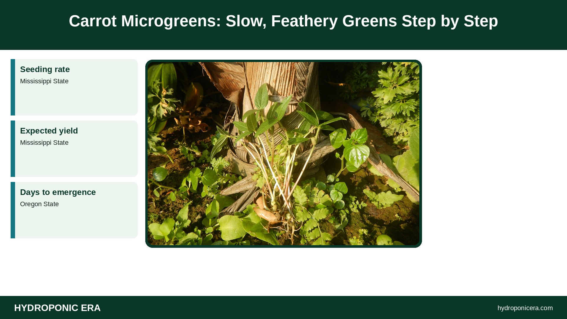 carrot microgreens — Carrot Microgreens: Slow, Feathery Greens Step by Step