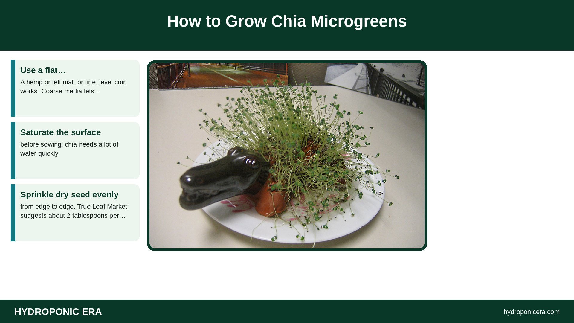 chia microgreens — How to Grow Chia Microgreens