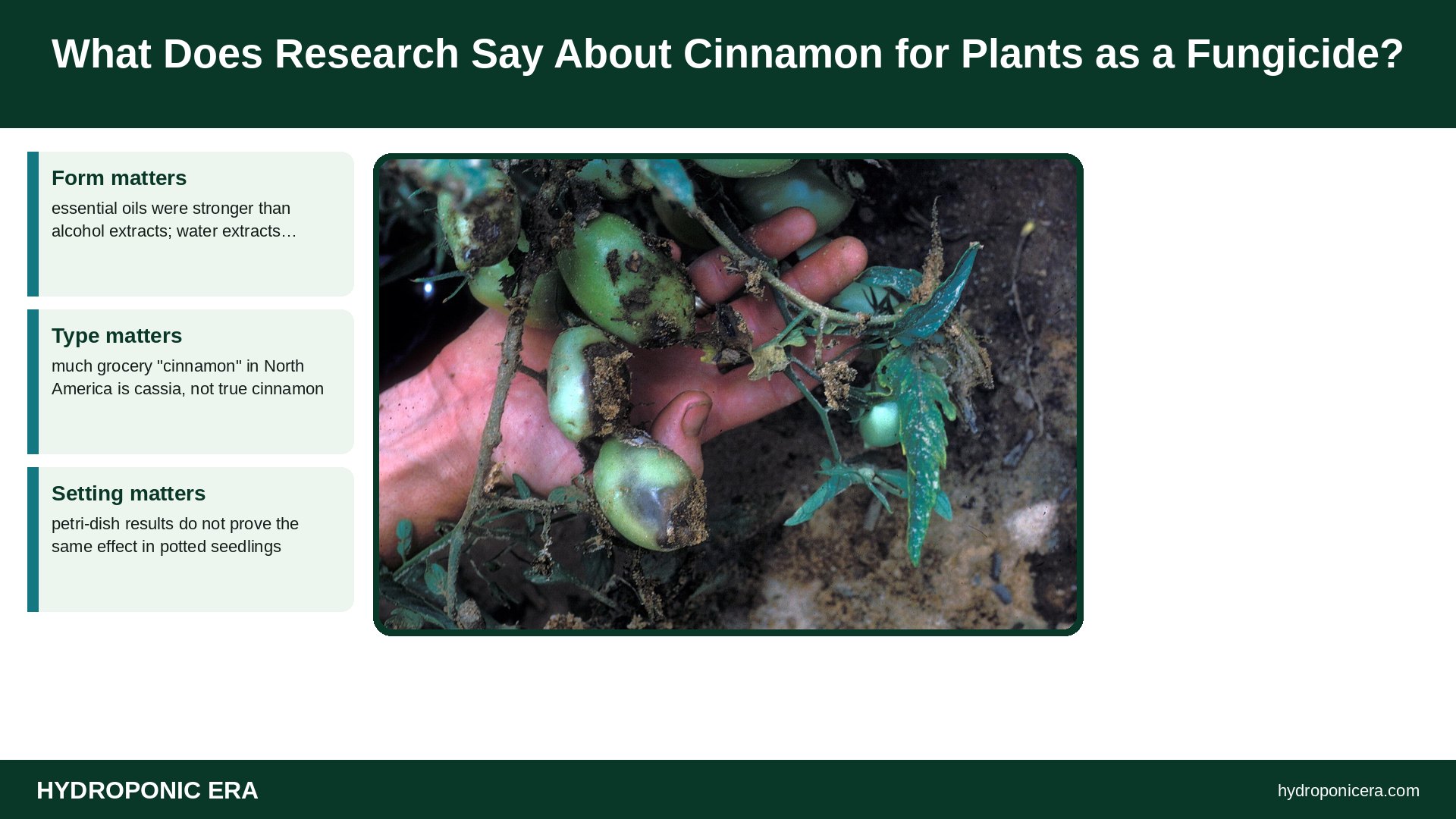 cinnamon for plants — What Does Research Say About Cinnamon for Plants as a Fungicide?
