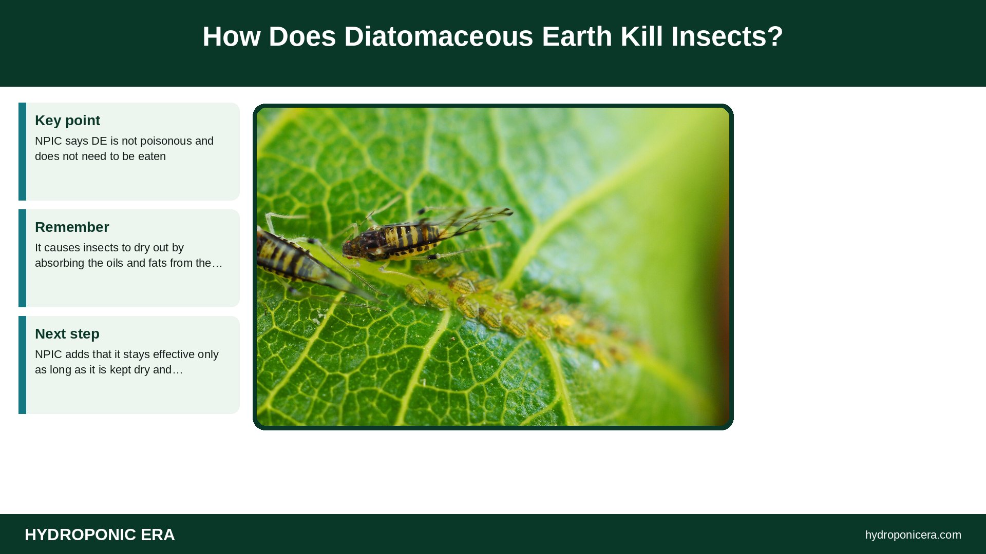diatomaceous earth for plants — How Does Diatomaceous Earth Kill Insects?