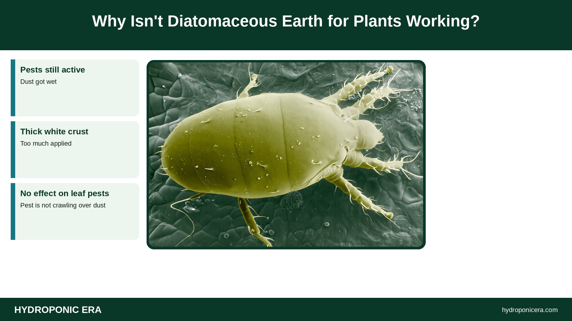 diatomaceous earth for plants — Why Isn't Diatomaceous Earth for Plants Working?