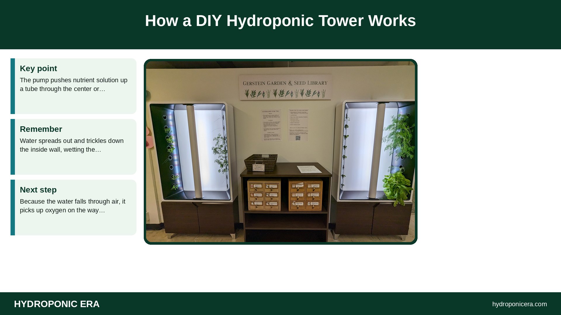 diy hydroponic tower — How a DIY Hydroponic Tower Works