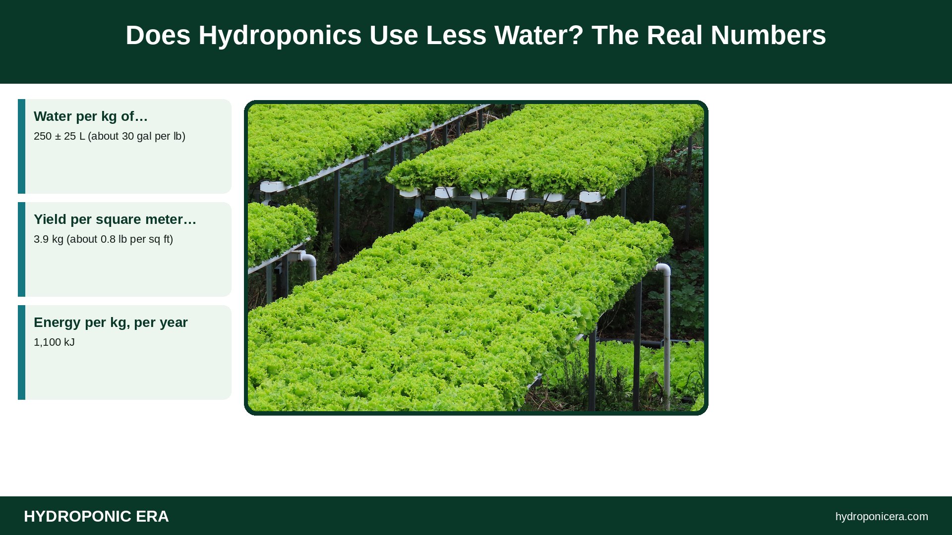 does hydroponics use less water — Does Hydroponics Use Less Water? The Real Numbers