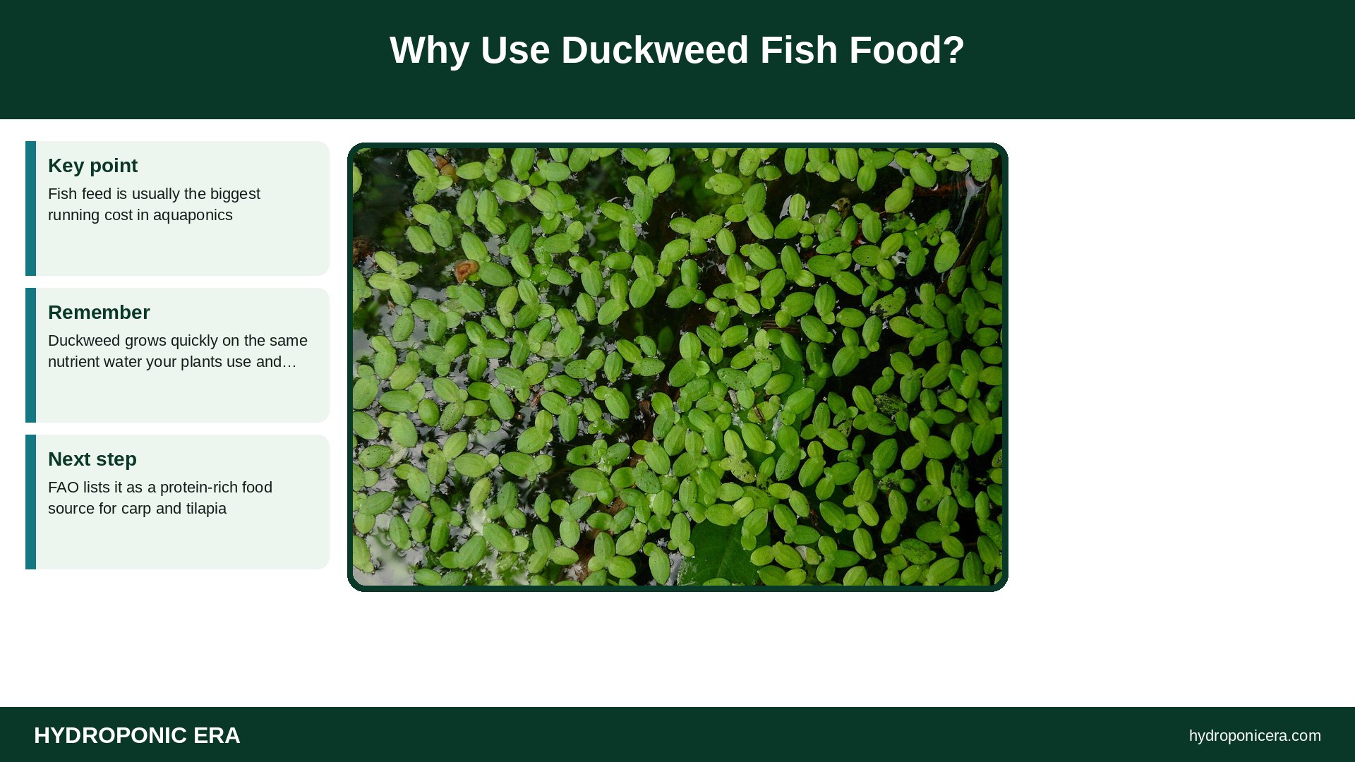 duckweed fish food — Why Use Duckweed Fish Food?