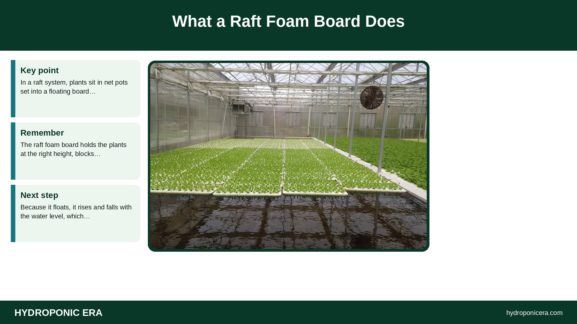 raft foam board — What a Raft Foam Board Does