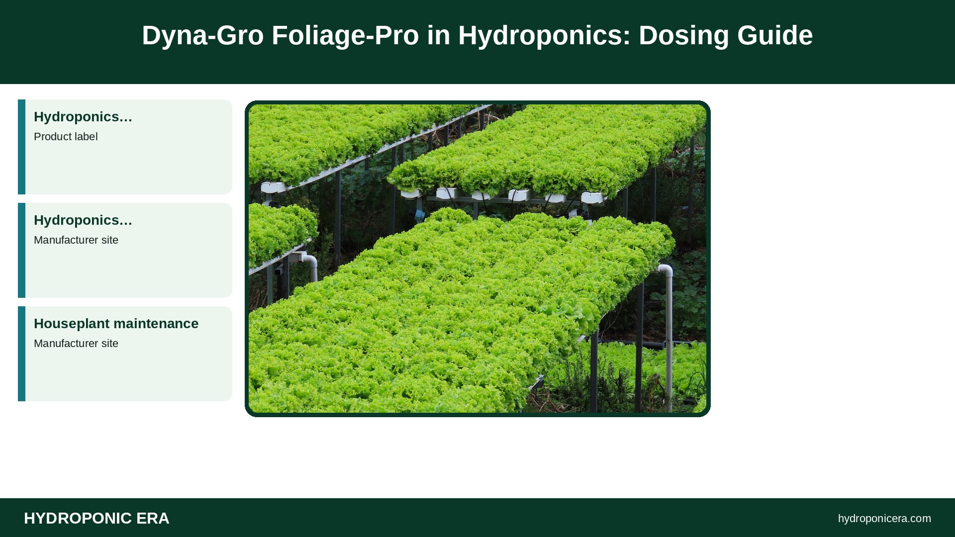 foliage pro — Dyna-Gro Foliage-Pro in Hydroponics: Dosing Guide