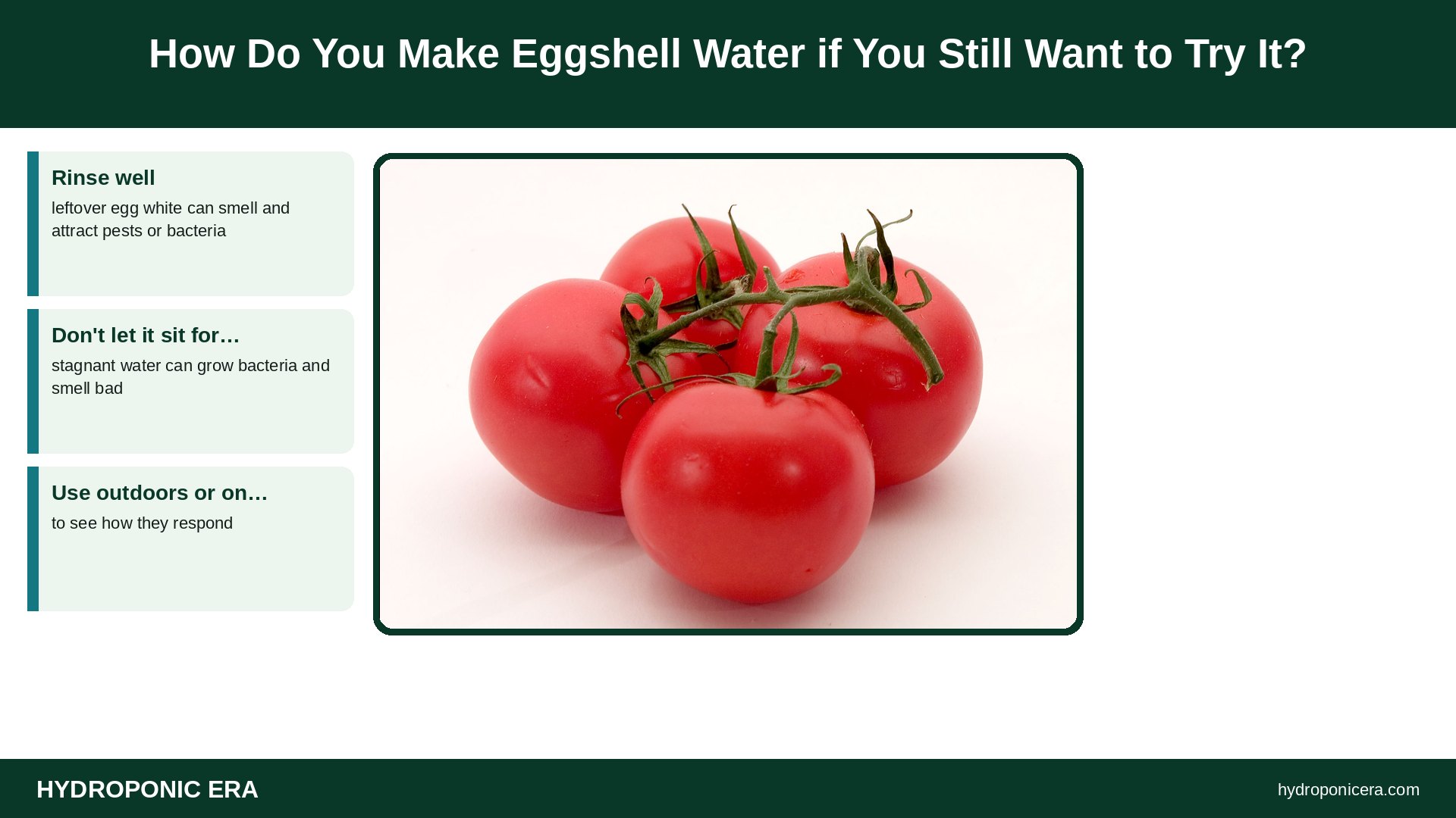 eggshell water for plants — How Do You Make Eggshell Water if You Still Want to Try It?