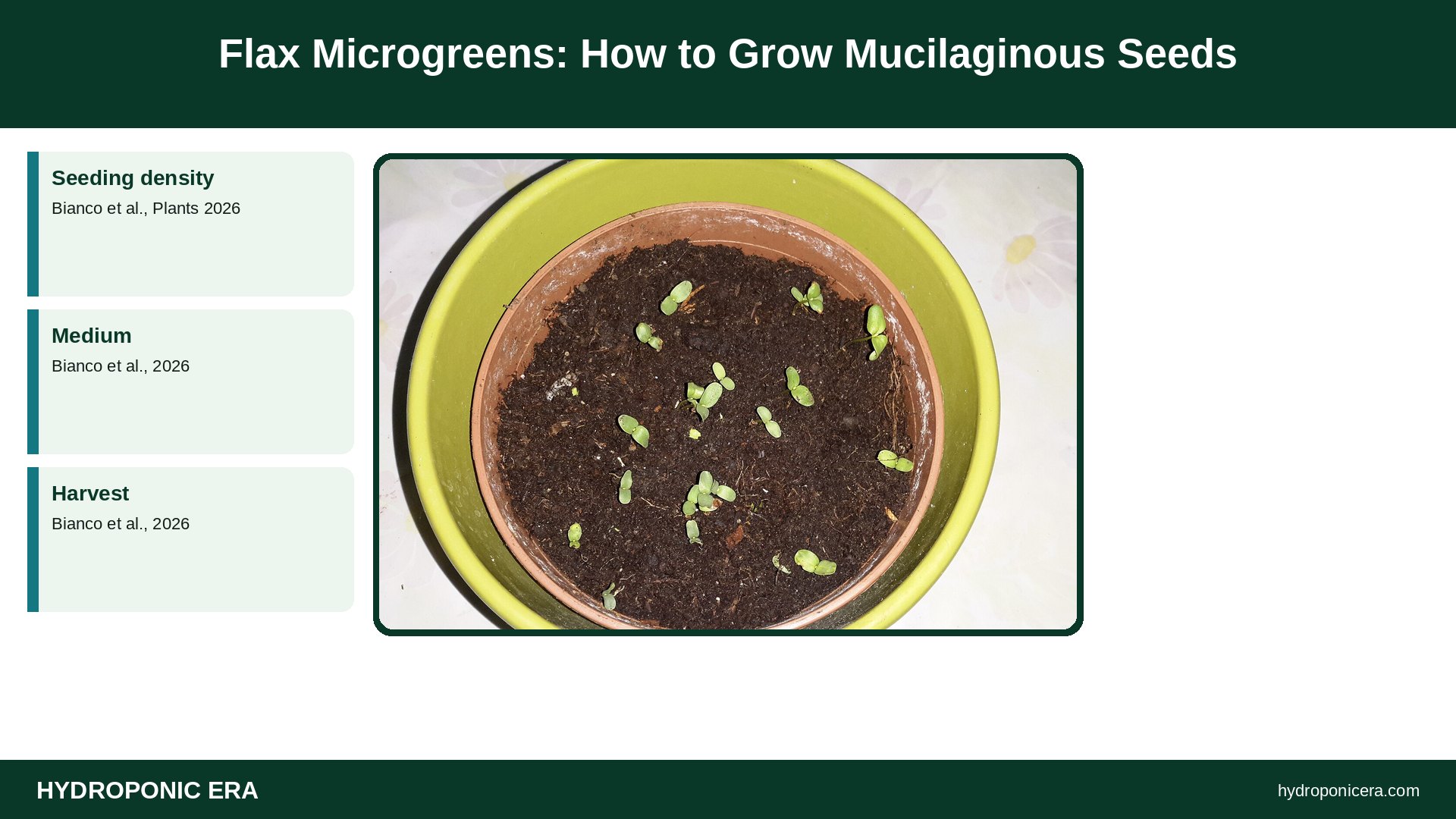 flax microgreens — Flax Microgreens: How to Grow Mucilaginous Seeds