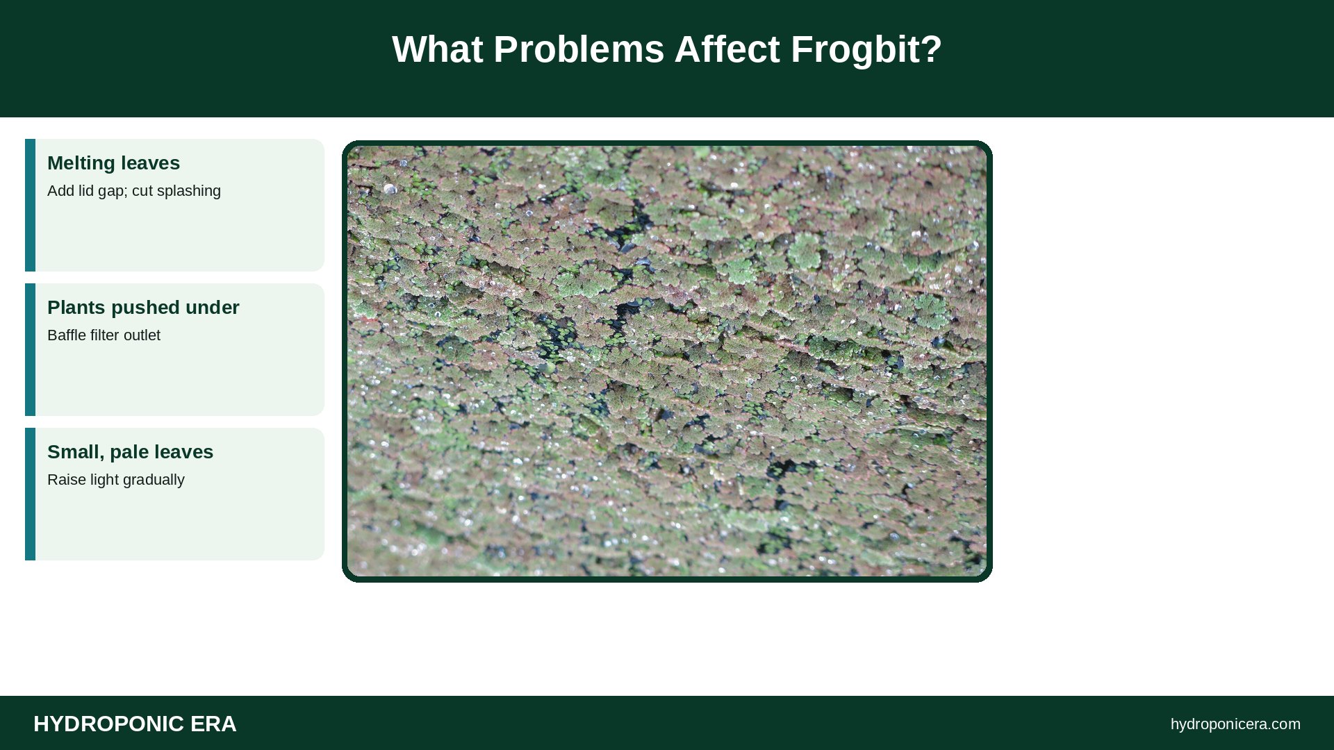 frogbit — What Problems Affect Frogbit?