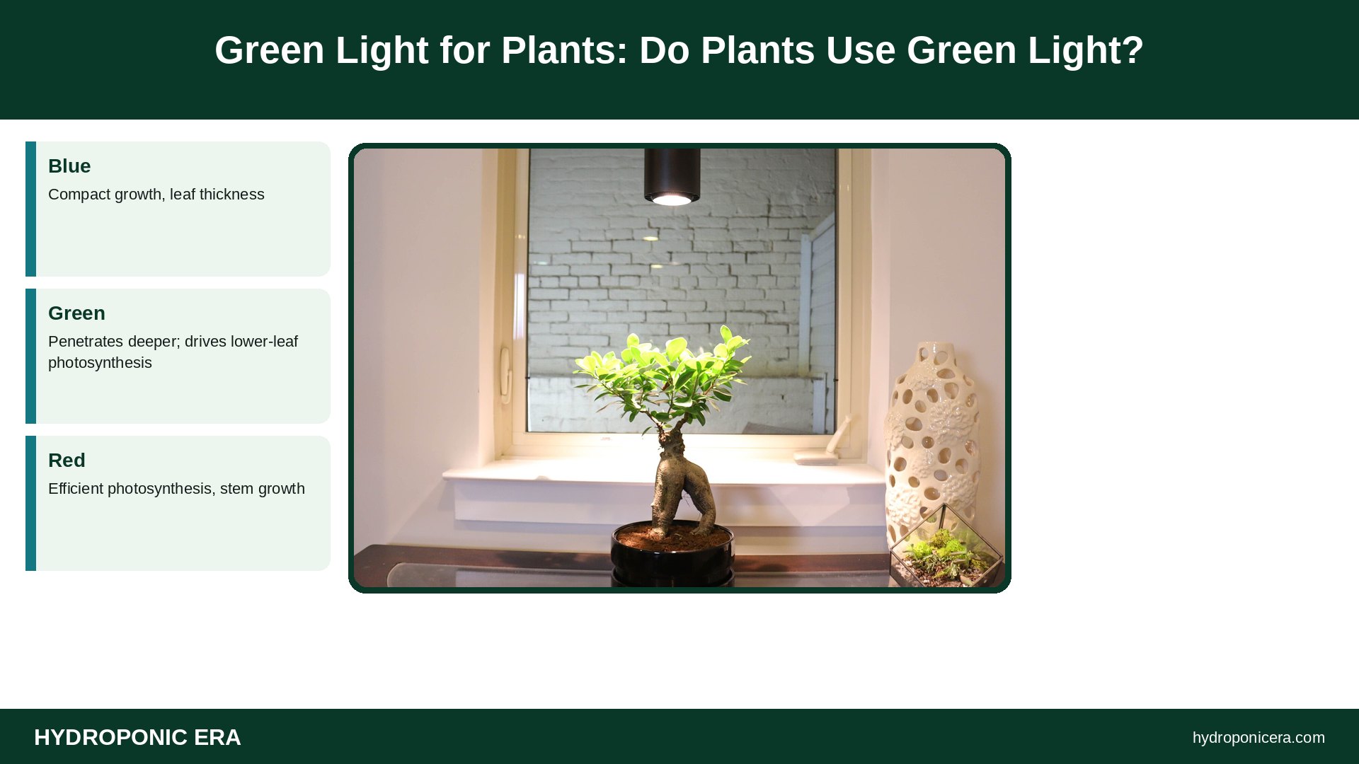 green light for plants — Green Light for Plants: Do Plants Use Green Light?