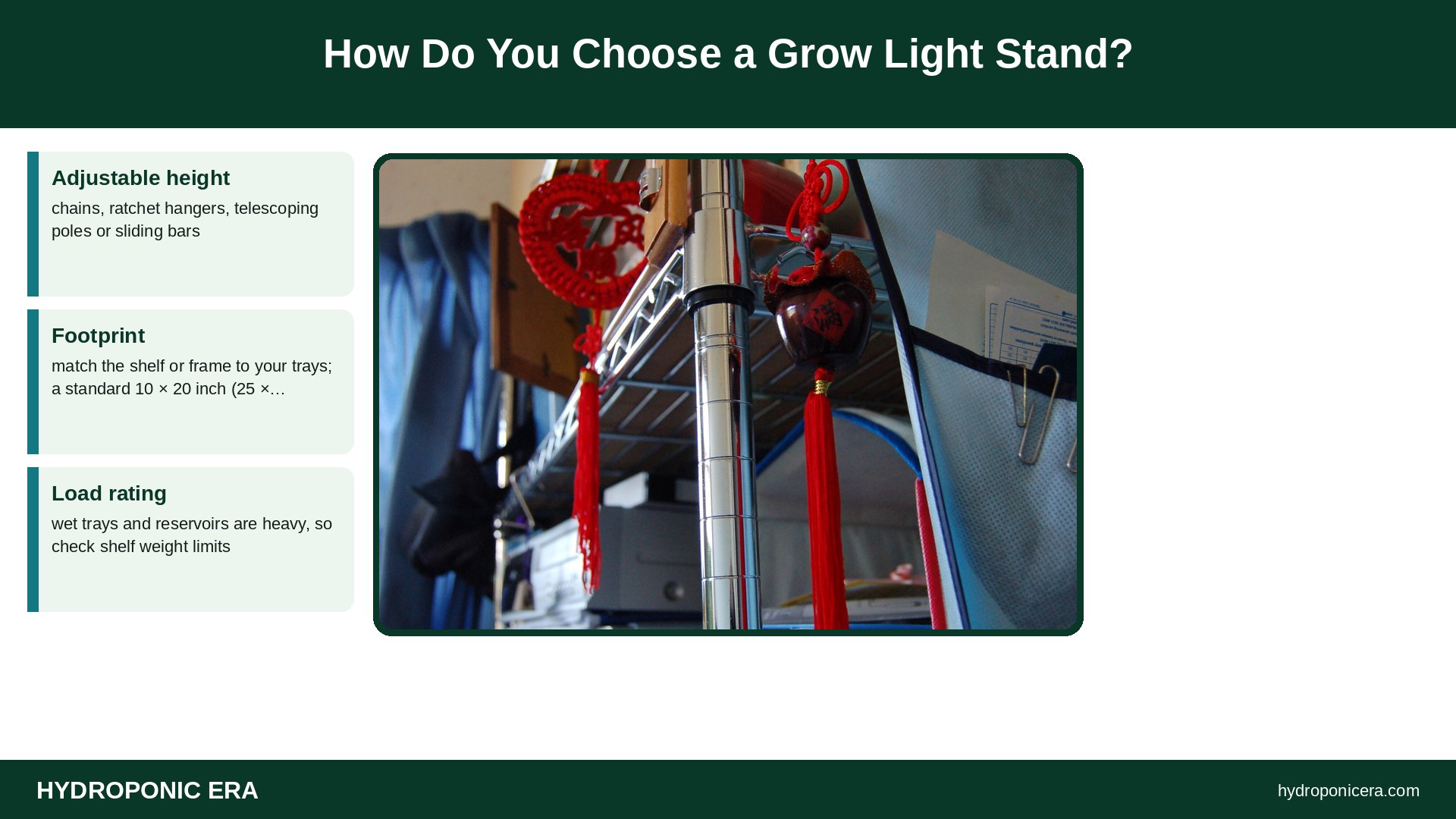 grow light stand — How Do You Choose a Grow Light Stand?