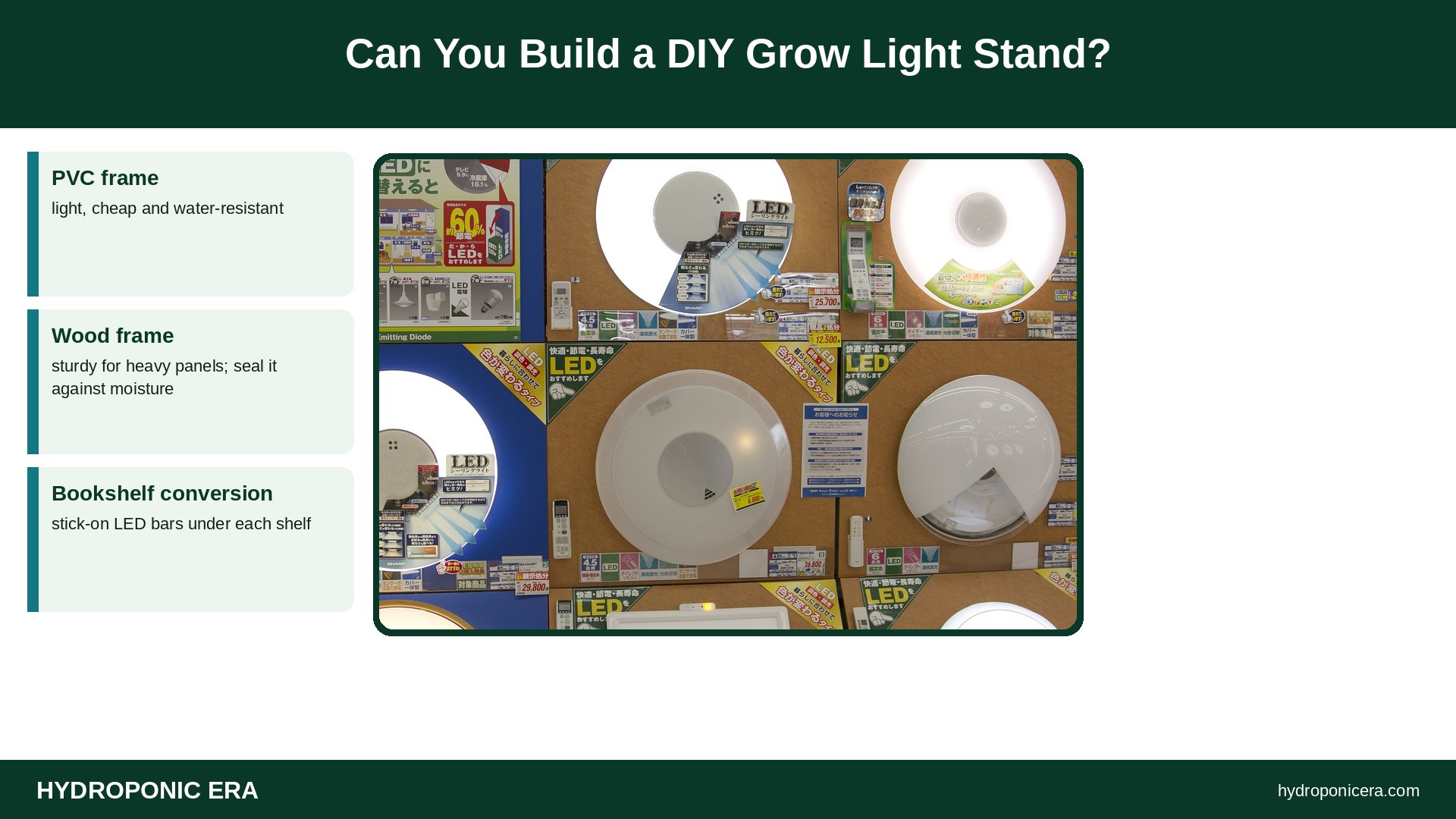 grow light stand — Can You Build a DIY Grow Light Stand?