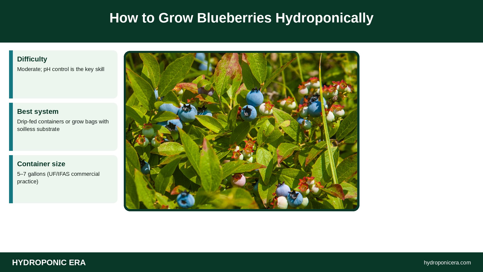 how to grow blueberries hydroponically — How to Grow Blueberries Hydroponically