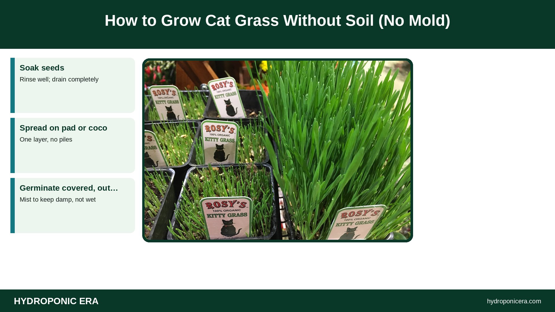 how to grow cat grass — How to Grow Cat Grass Without Soil (No Mold)