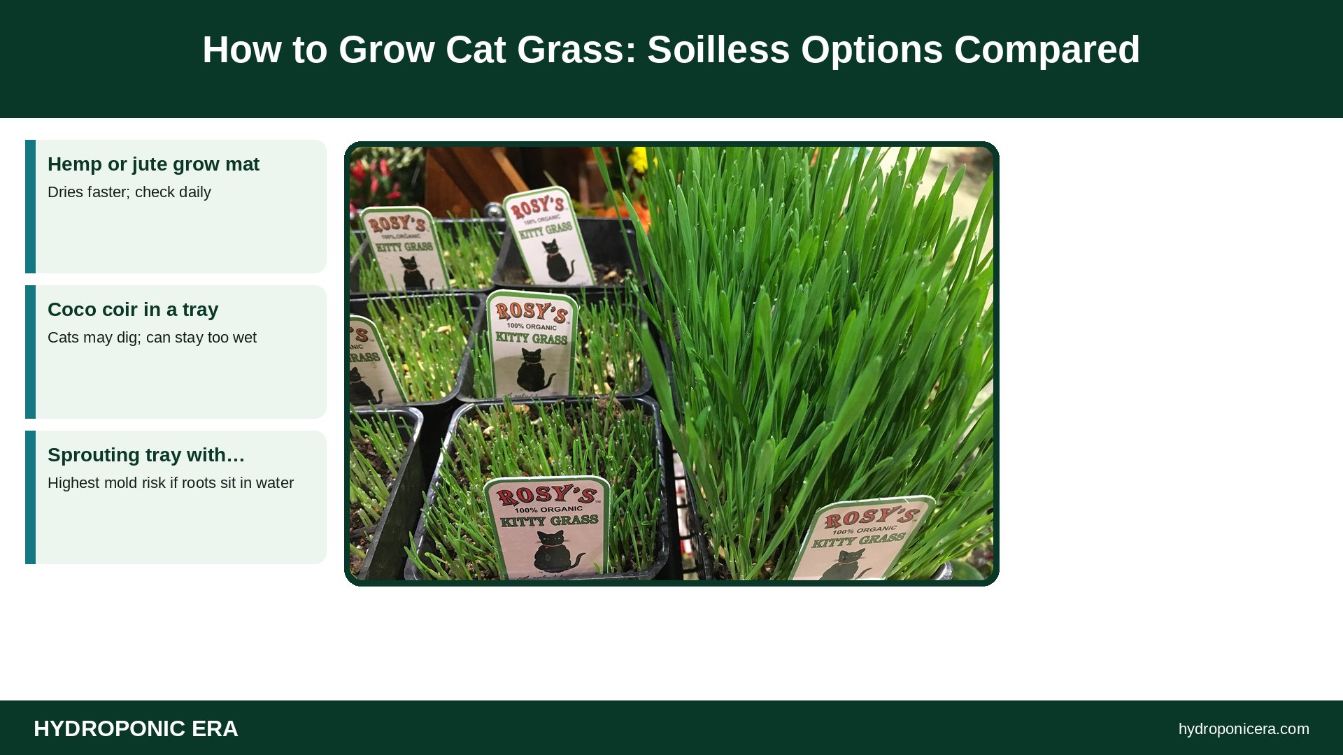 how to grow cat grass — How to Grow Cat Grass: Soilless Options Compared
