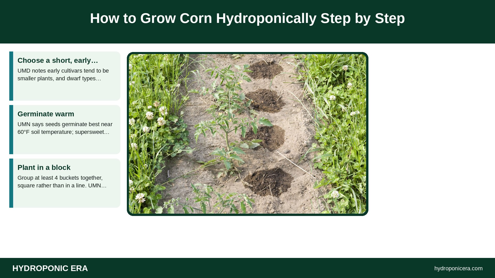 how to grow corn hydroponically — How to Grow Corn Hydroponically Step by Step