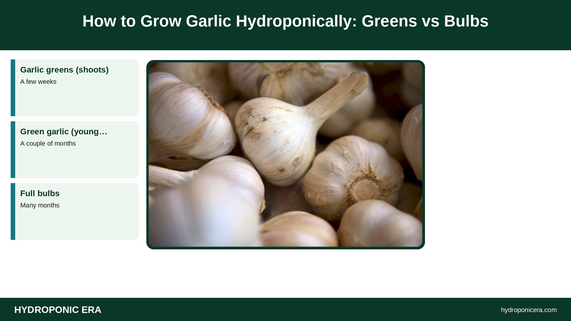 grow garlic hydroponically — How to Grow Garlic Hydroponically: Greens vs Bulbs