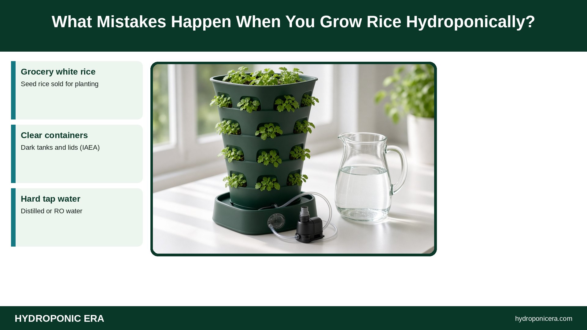 how to grow rice hydroponically — What Mistakes Happen When You Grow Rice Hydroponically?