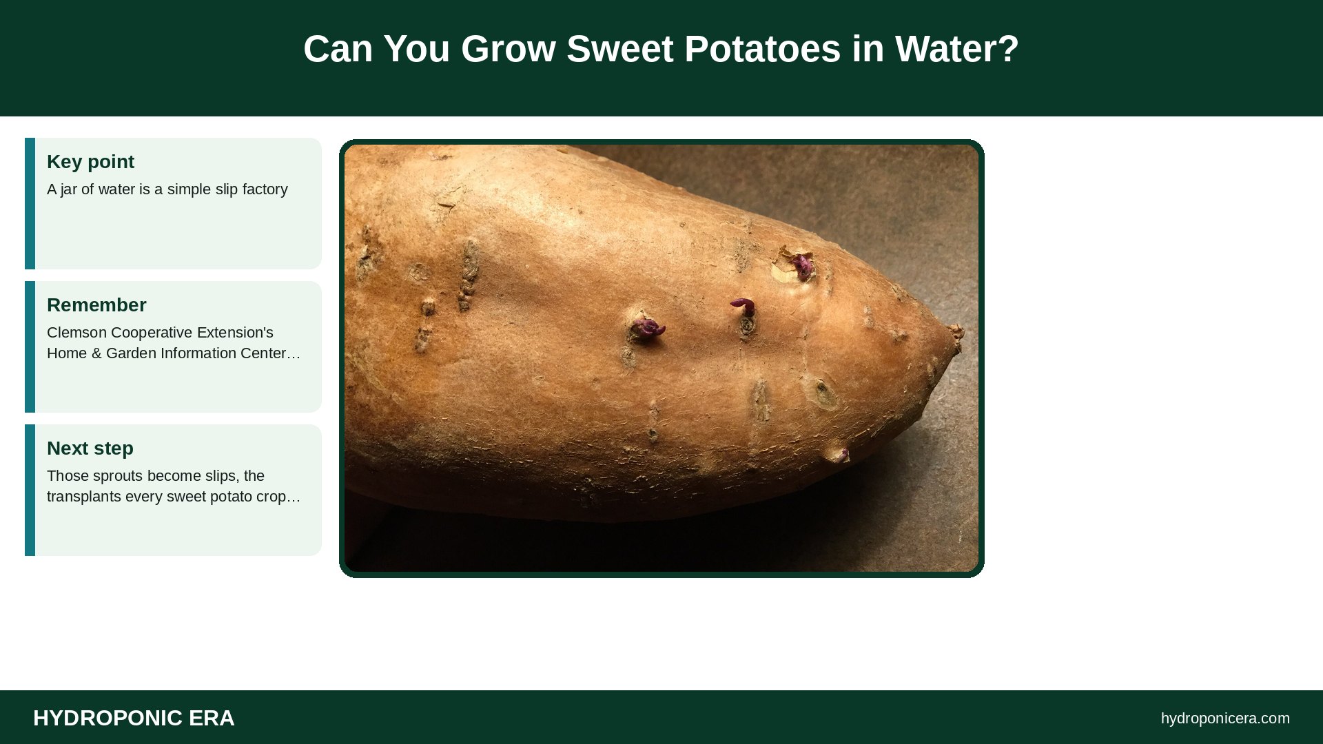 how to grow sweet potatoes in water — Can You Grow Sweet Potatoes in Water?