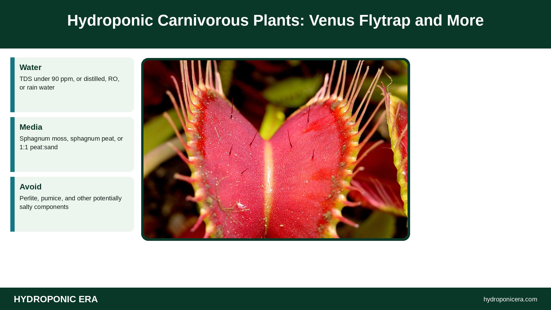 hydroponic carnivorous plants — Hydroponic Carnivorous Plants: Venus Flytrap and More