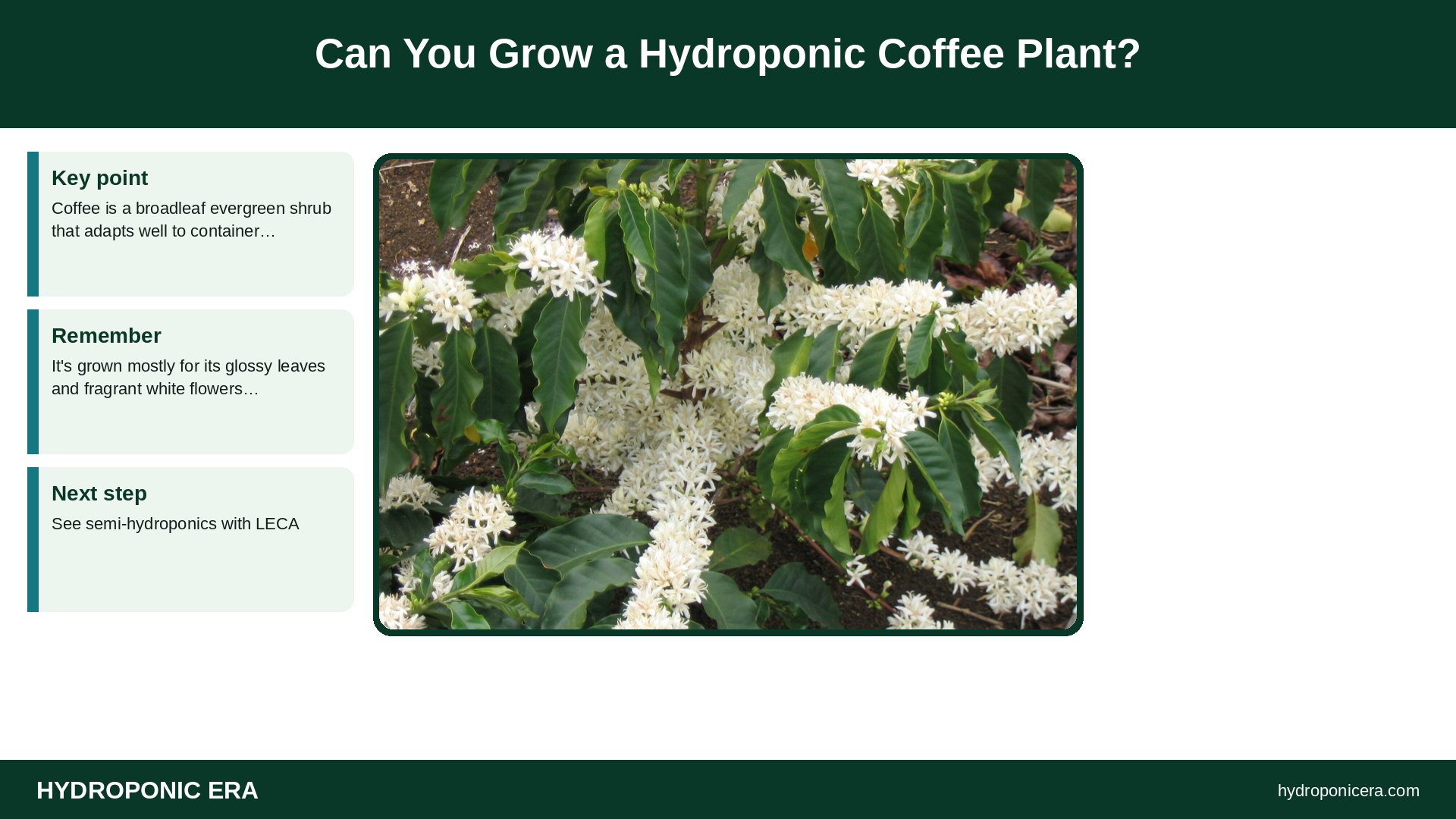 hydroponic coffee plant — Can You Grow a Hydroponic Coffee Plant?