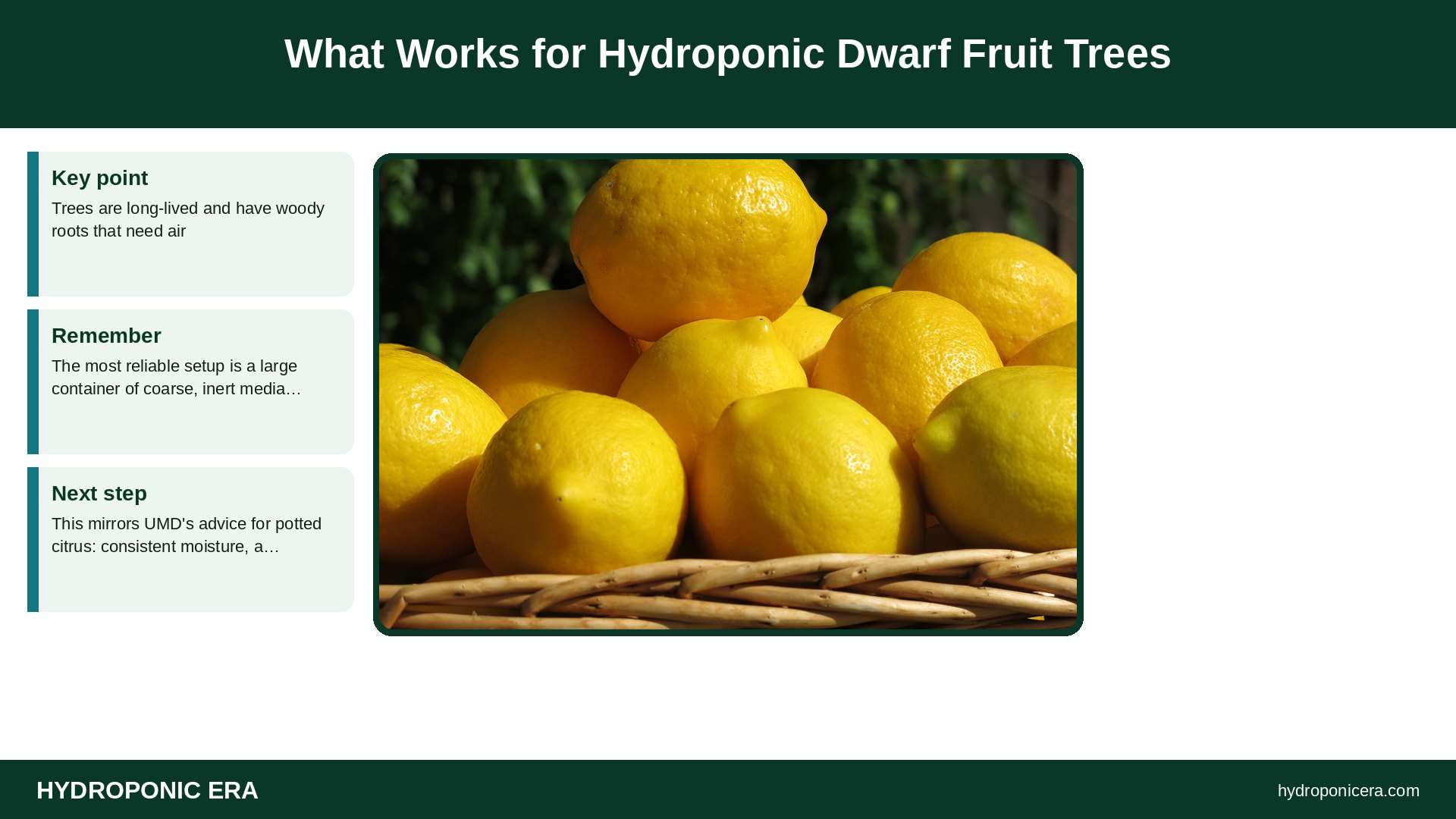 hydroponic dwarf fruit trees — What Works for Hydroponic Dwarf Fruit Trees