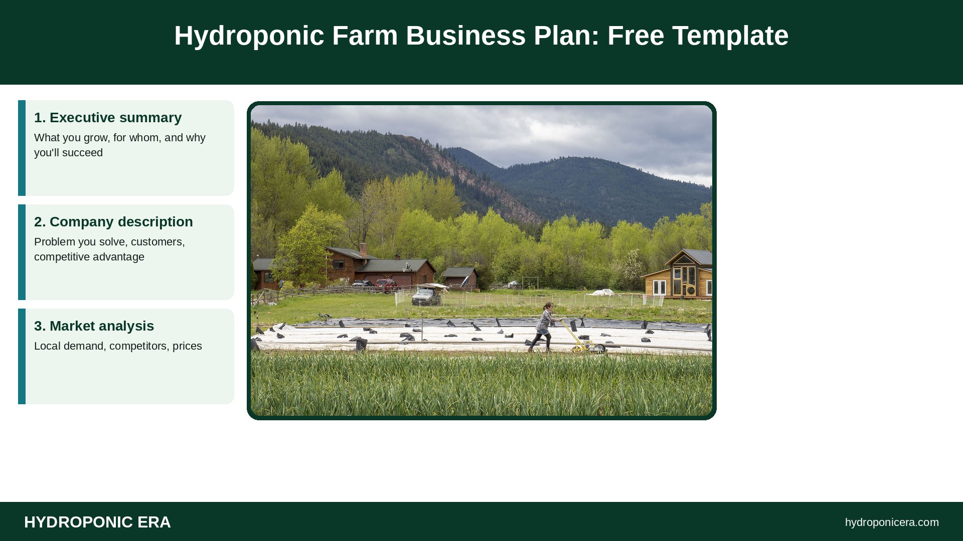 hydroponic farm business plan — Hydroponic Farm Business Plan: Free Template
