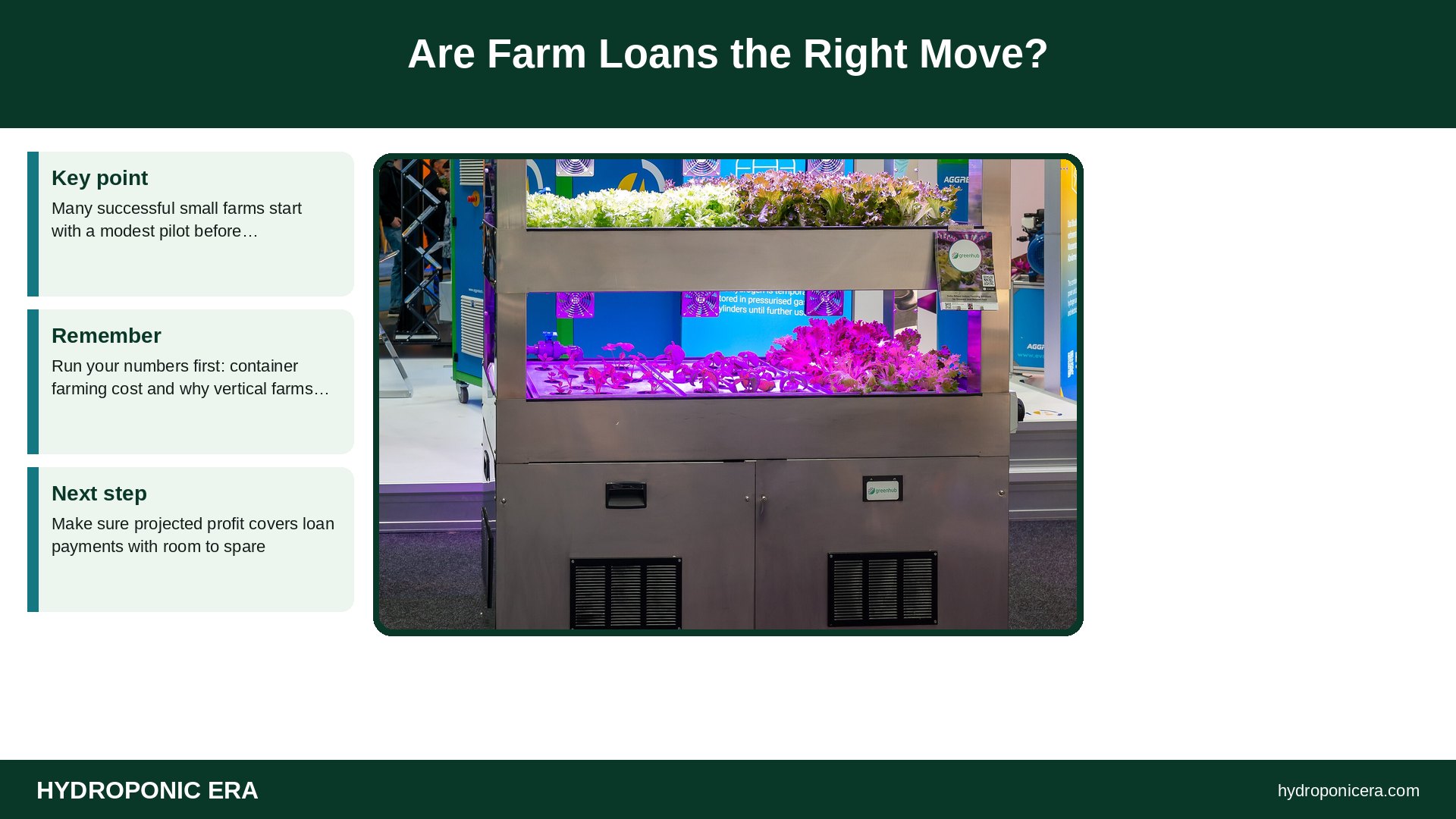 farm loans — Are Farm Loans the Right Move?