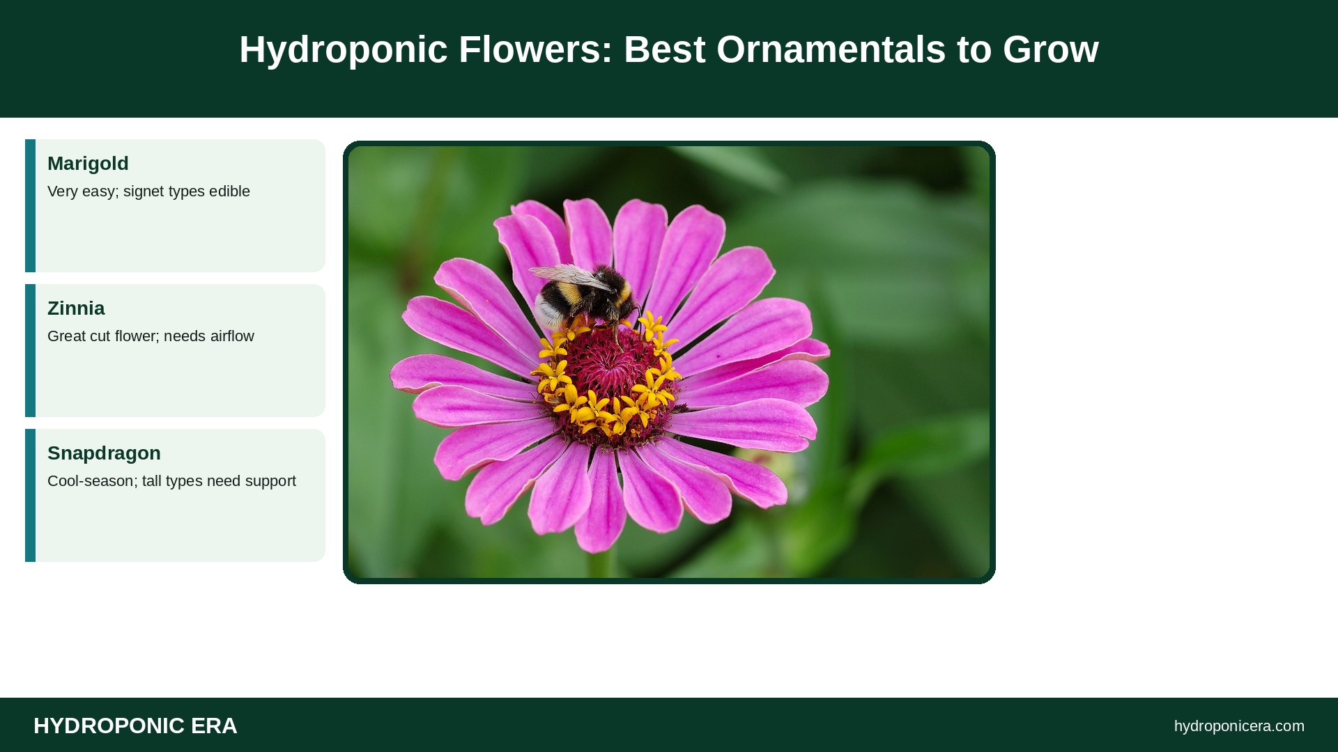 hydroponic flowers — Hydroponic Flowers: Best Ornamentals to Grow