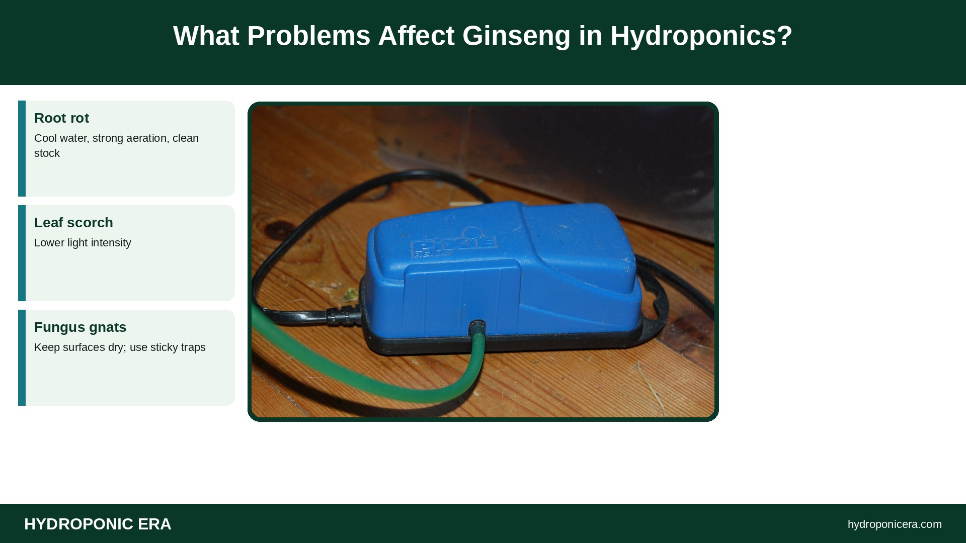 hydroponic ginseng — What Problems Affect Ginseng in Hydroponics?