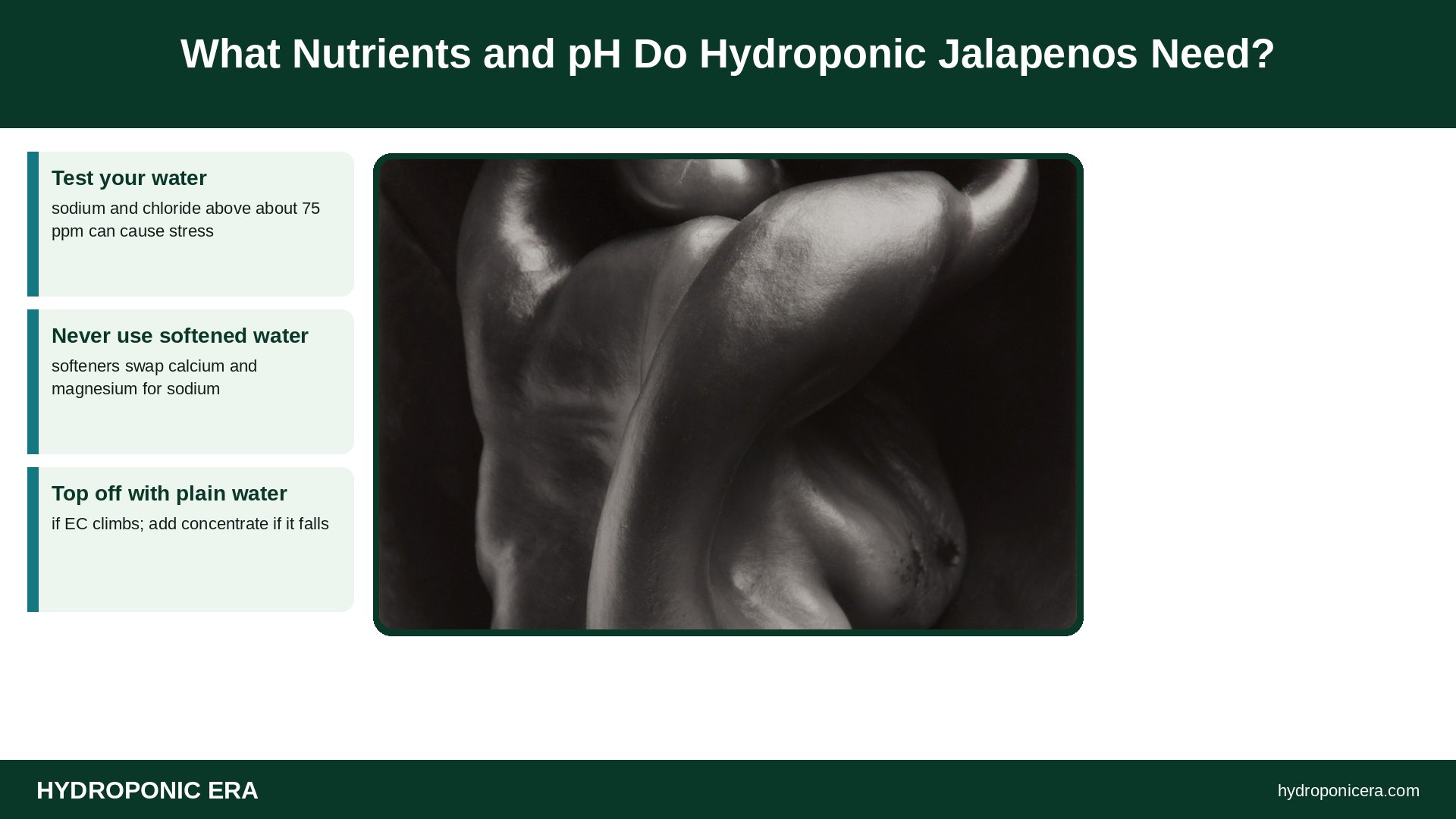 hydroponic jalapenos — What Nutrients and pH Do Hydroponic Jalapenos Need?