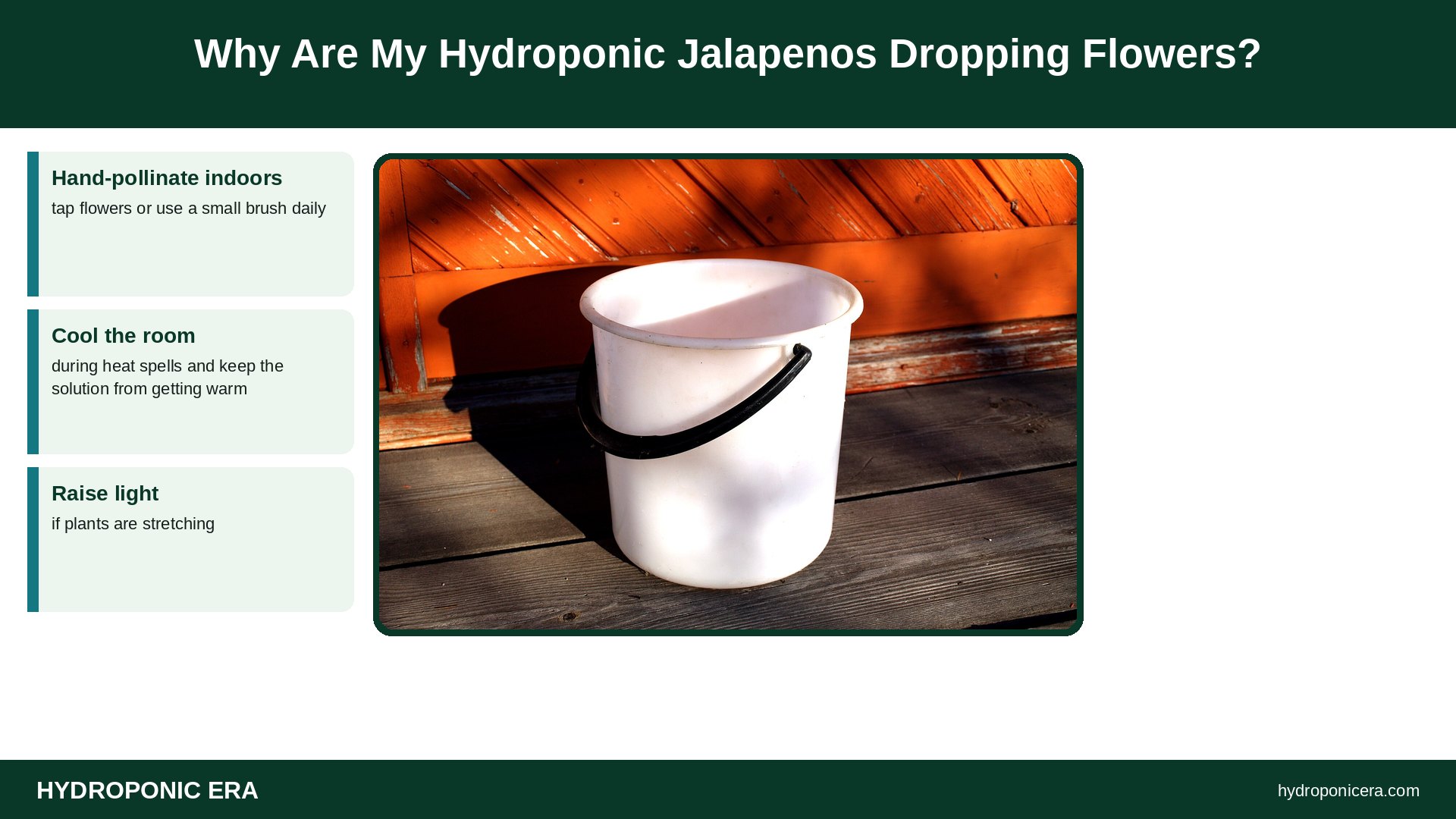hydroponic jalapenos — Why Are My Hydroponic Jalapenos Dropping Flowers?