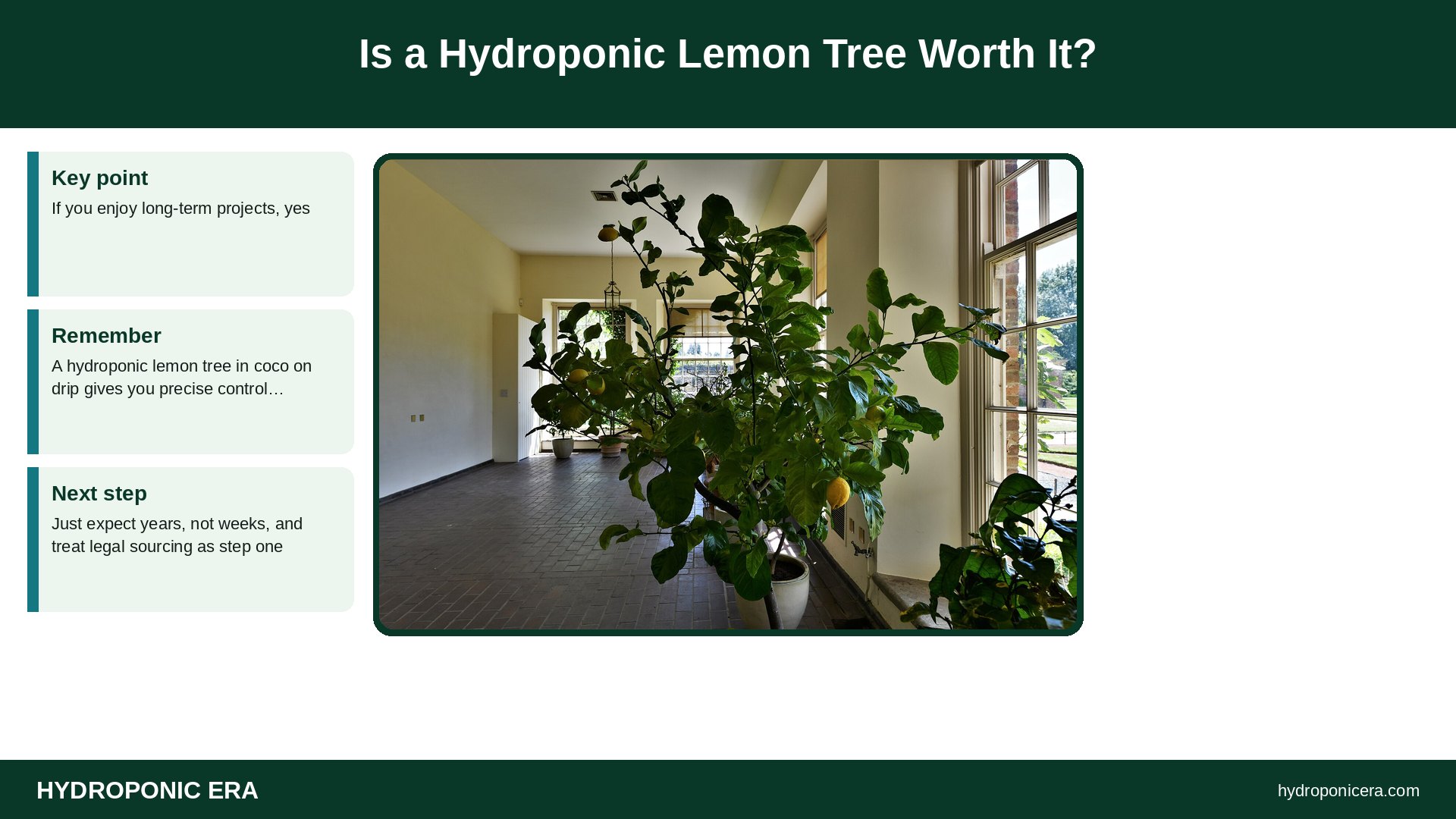 hydroponic lemon tree — Is a Hydroponic Lemon Tree Worth It?