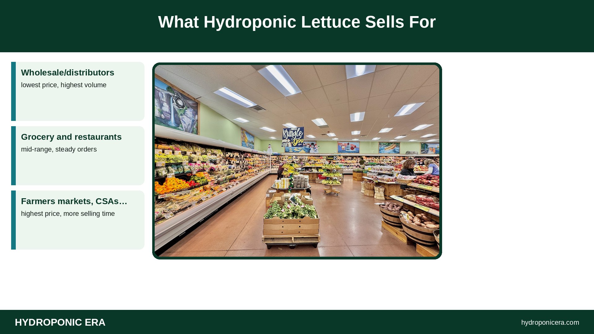 hydroponic lettuce — What Hydroponic Lettuce Sells For