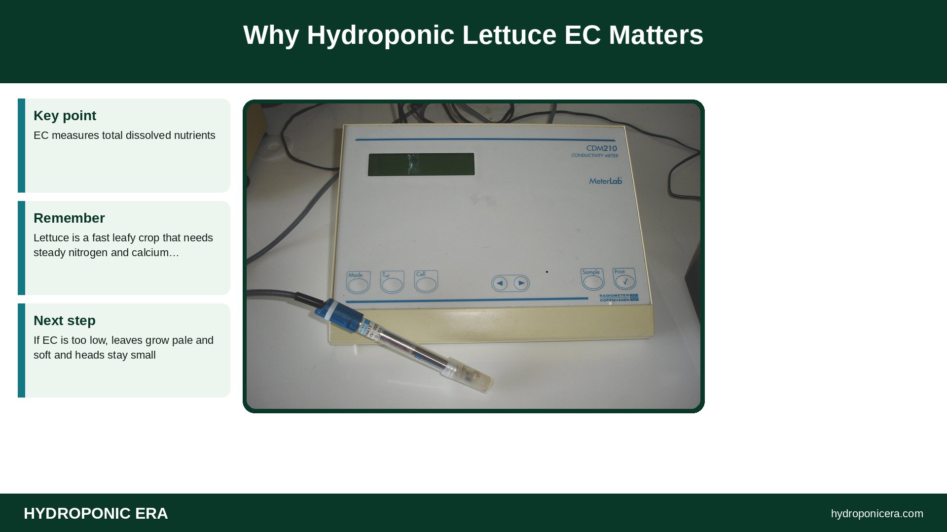 hydroponic lettuce ec — Why Hydroponic Lettuce EC Matters