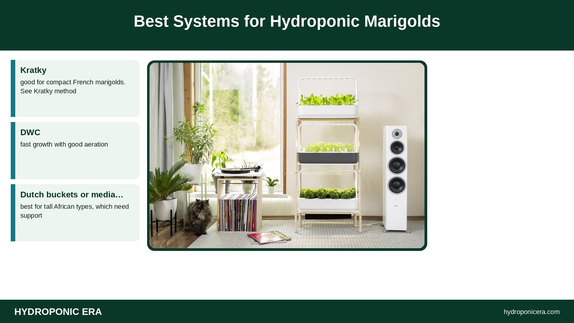 hydroponic marigolds — Best Systems for Hydroponic Marigolds