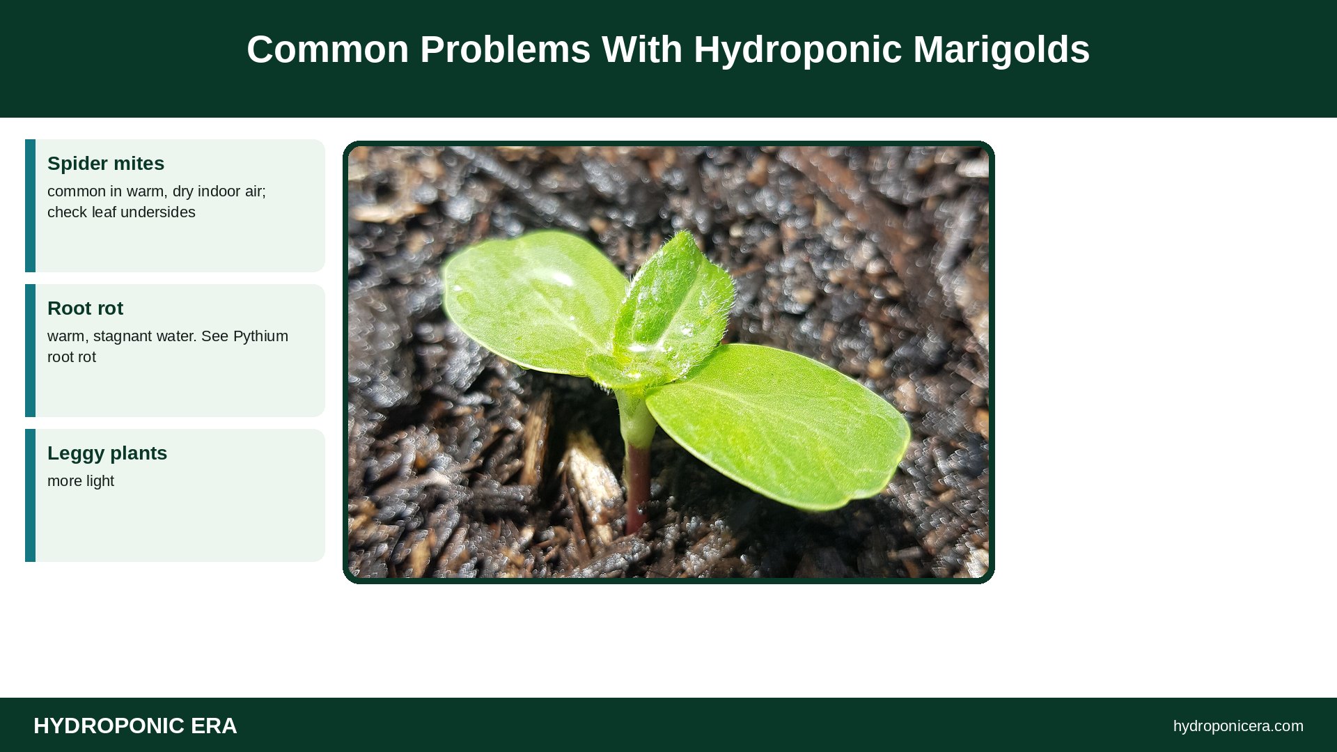 hydroponic marigolds — Common Problems With Hydroponic Marigolds