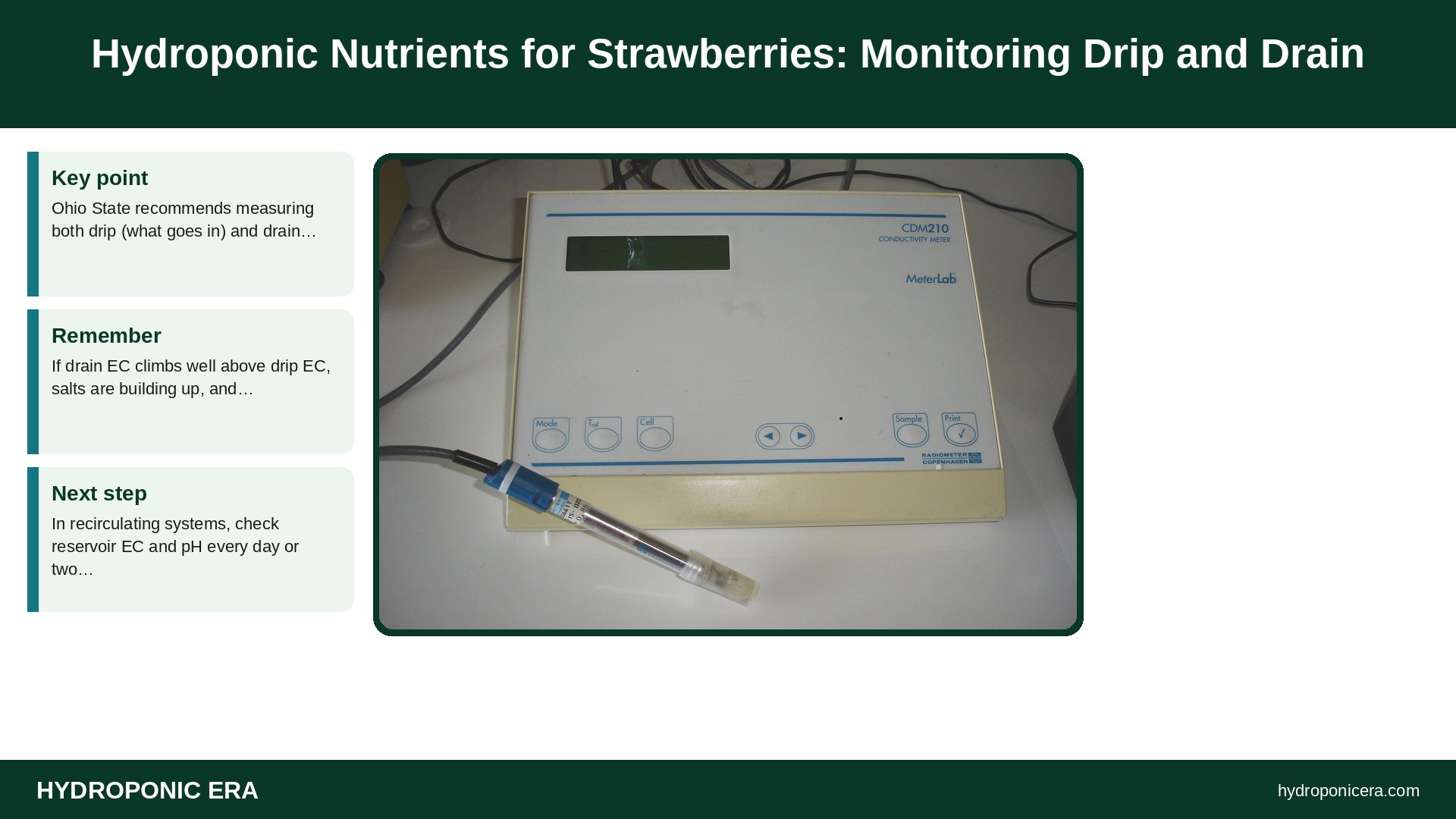 hydroponic nutrients for strawberries — Hydroponic Nutrients for Strawberries: Monitoring Drip and Drain