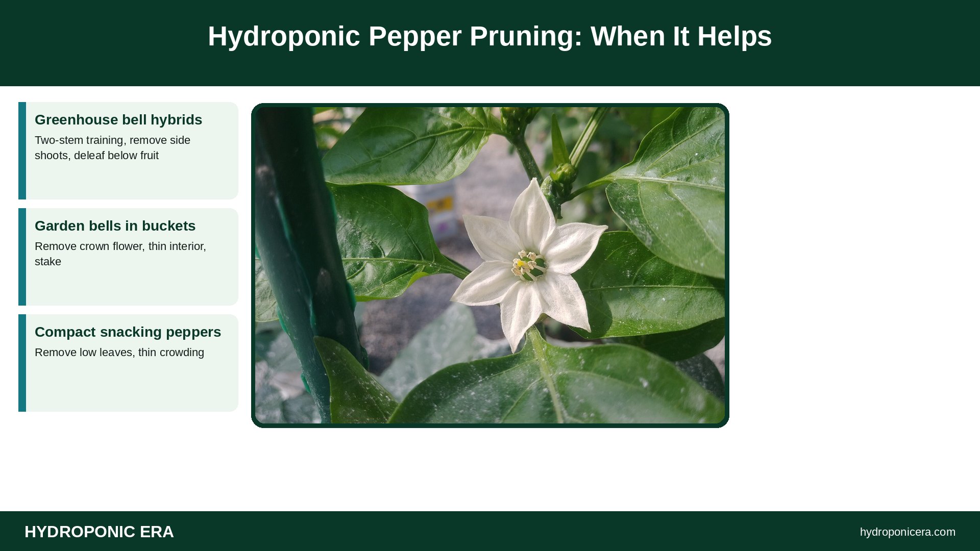 hydroponic pepper pruning — Hydroponic Pepper Pruning: When It Helps