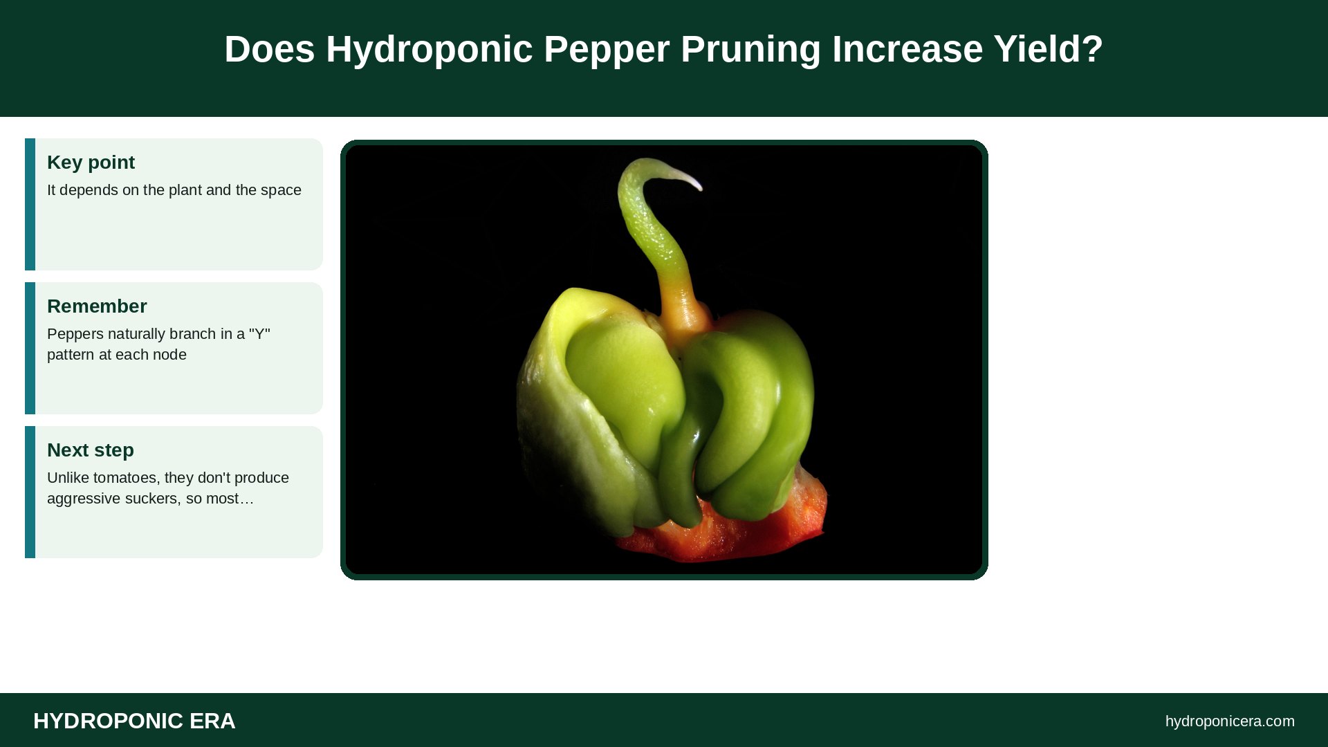 hydroponic pepper pruning — Does Hydroponic Pepper Pruning Increase Yield?