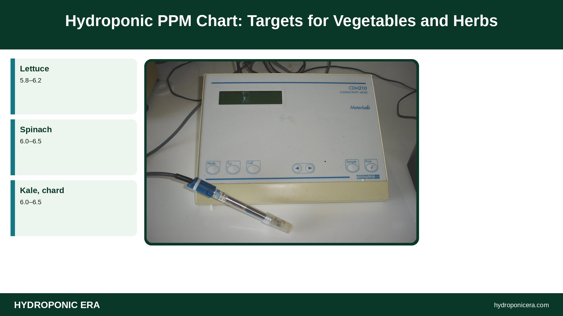 hydroponic ppm chart — Hydroponic PPM Chart: Targets for Vegetables and Herbs