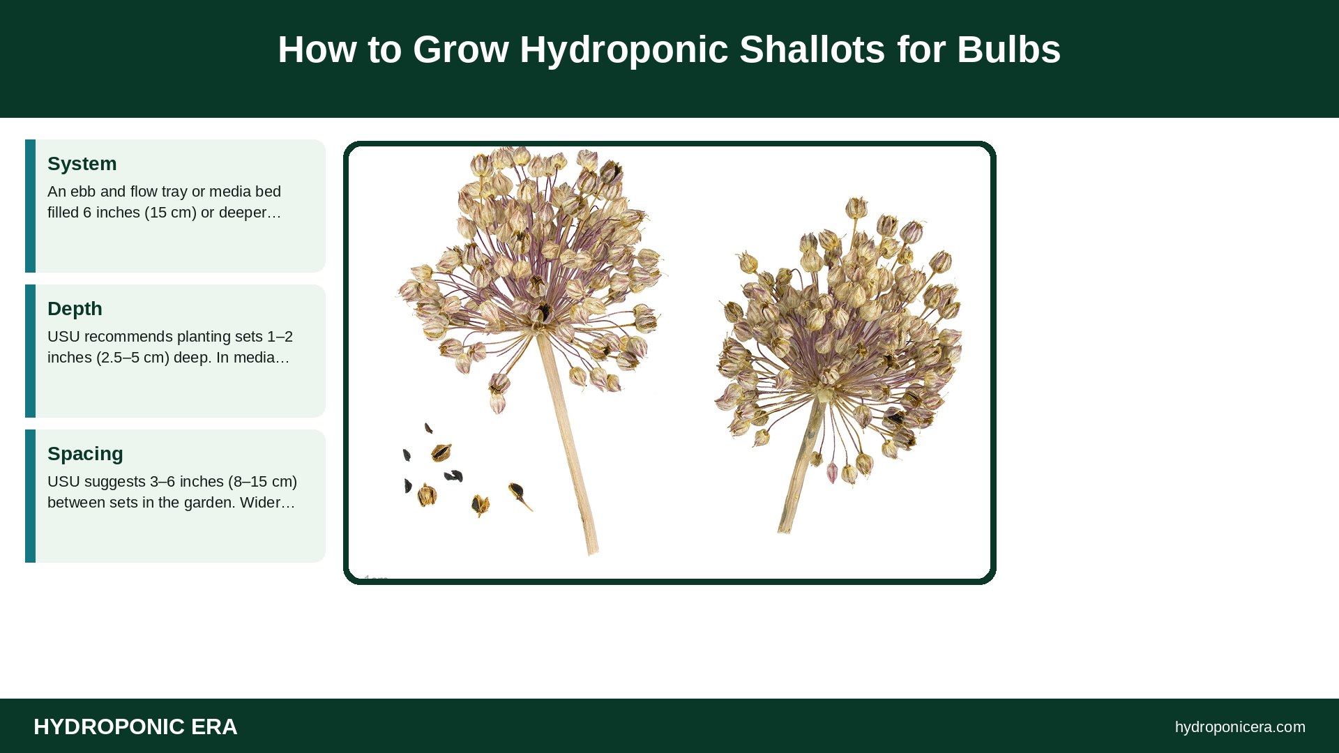hydroponic shallots — How to Grow Hydroponic Shallots for Bulbs