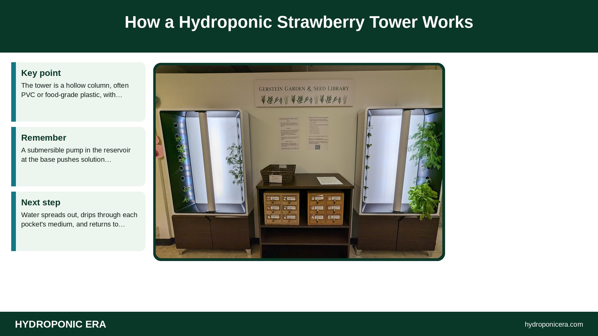 hydroponic strawberry tower — How a Hydroponic Strawberry Tower Works
