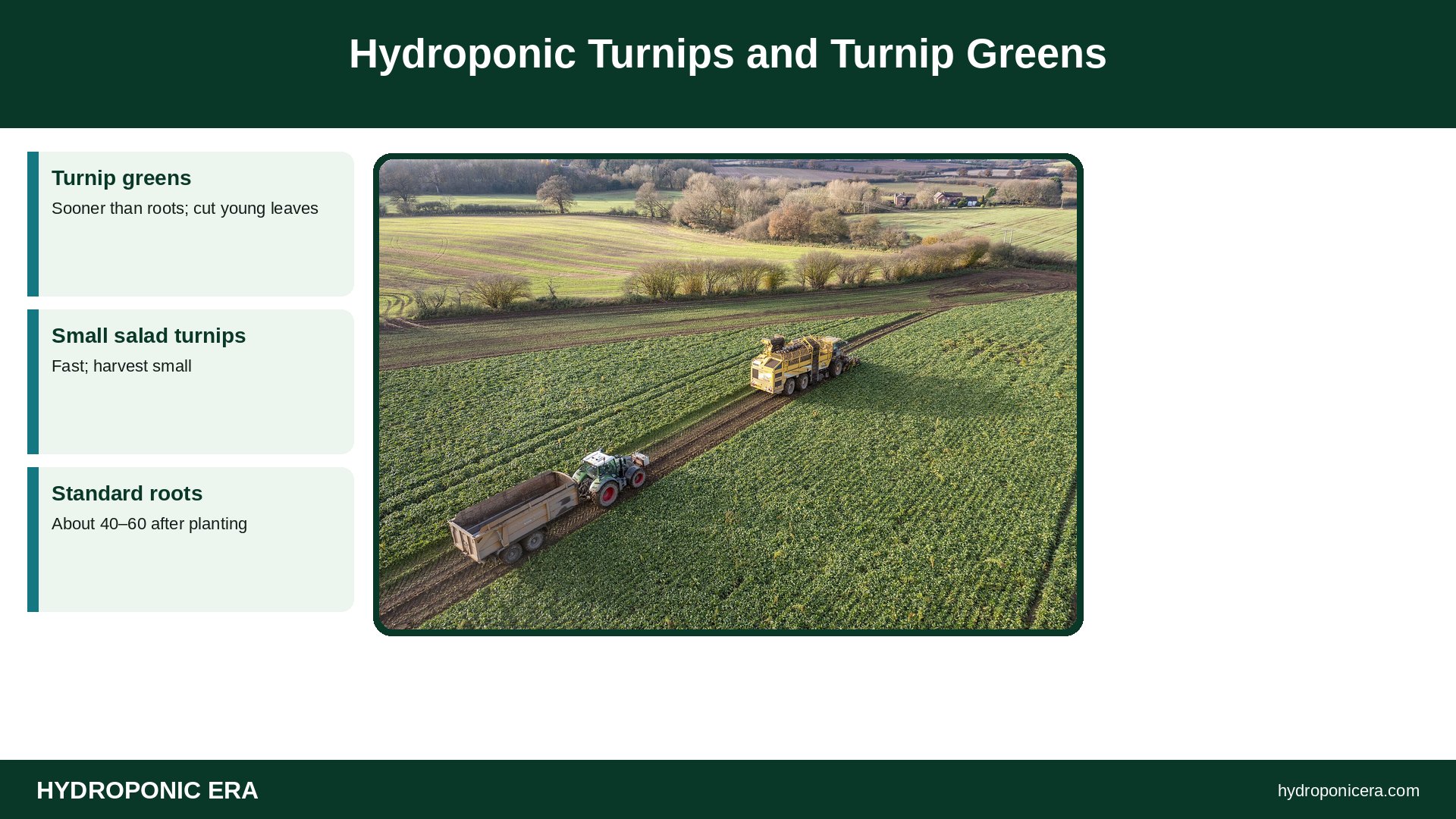 hydroponic turnips — Hydroponic Turnips and Turnip Greens