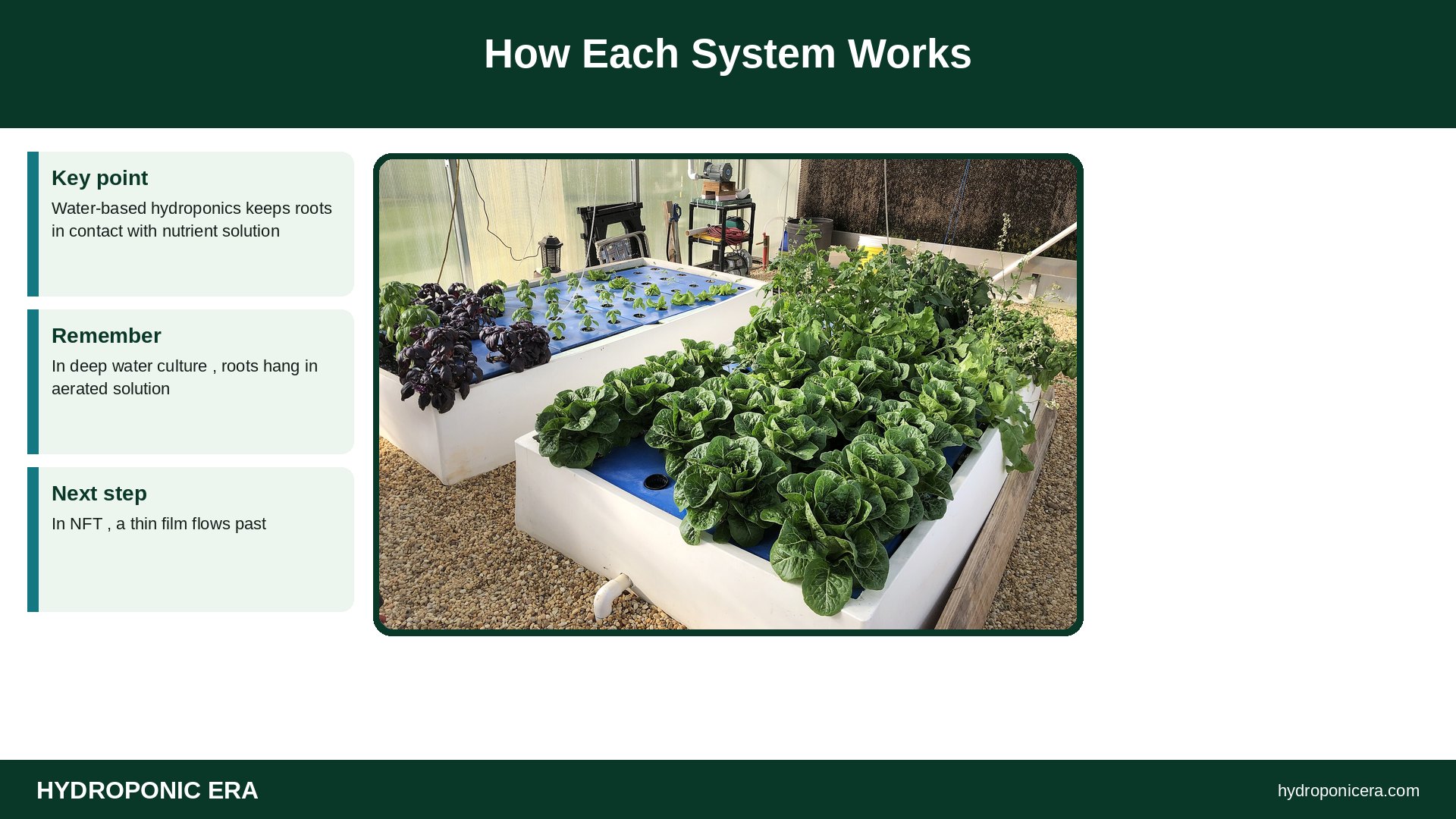 aeroponic — How Each System Works