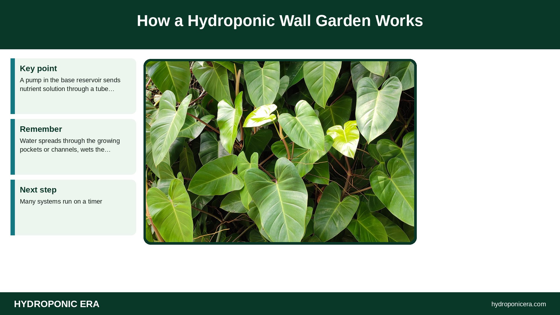 hydroponic wall garden — How a Hydroponic Wall Garden Works