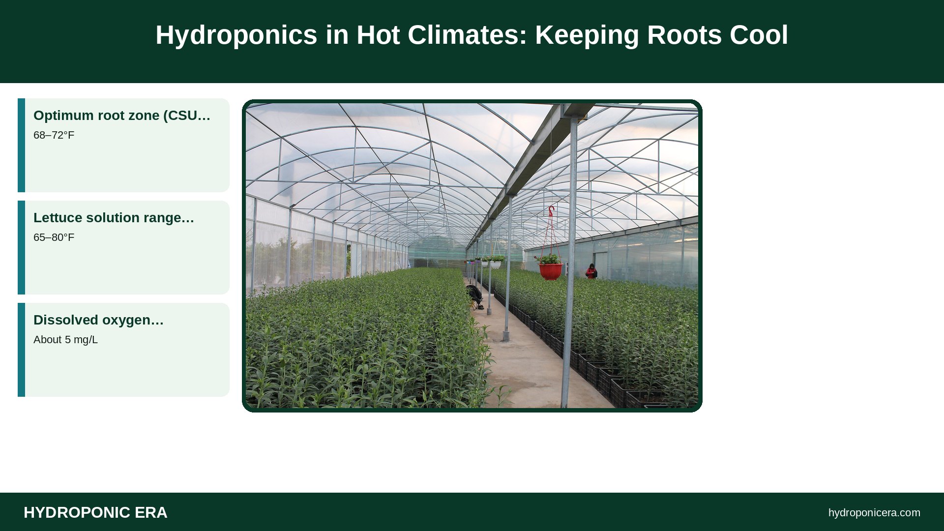 hot climates — Hydroponics in Hot Climates: Keeping Roots Cool