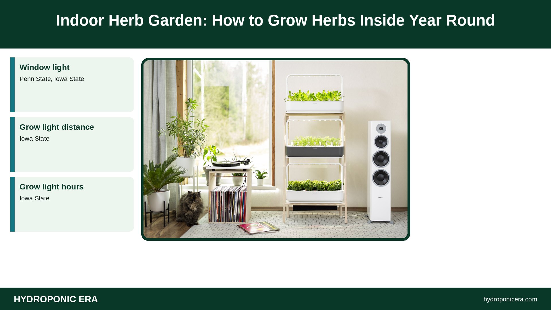indoor herb garden — Indoor Herb Garden: How to Grow Herbs Inside Year Round