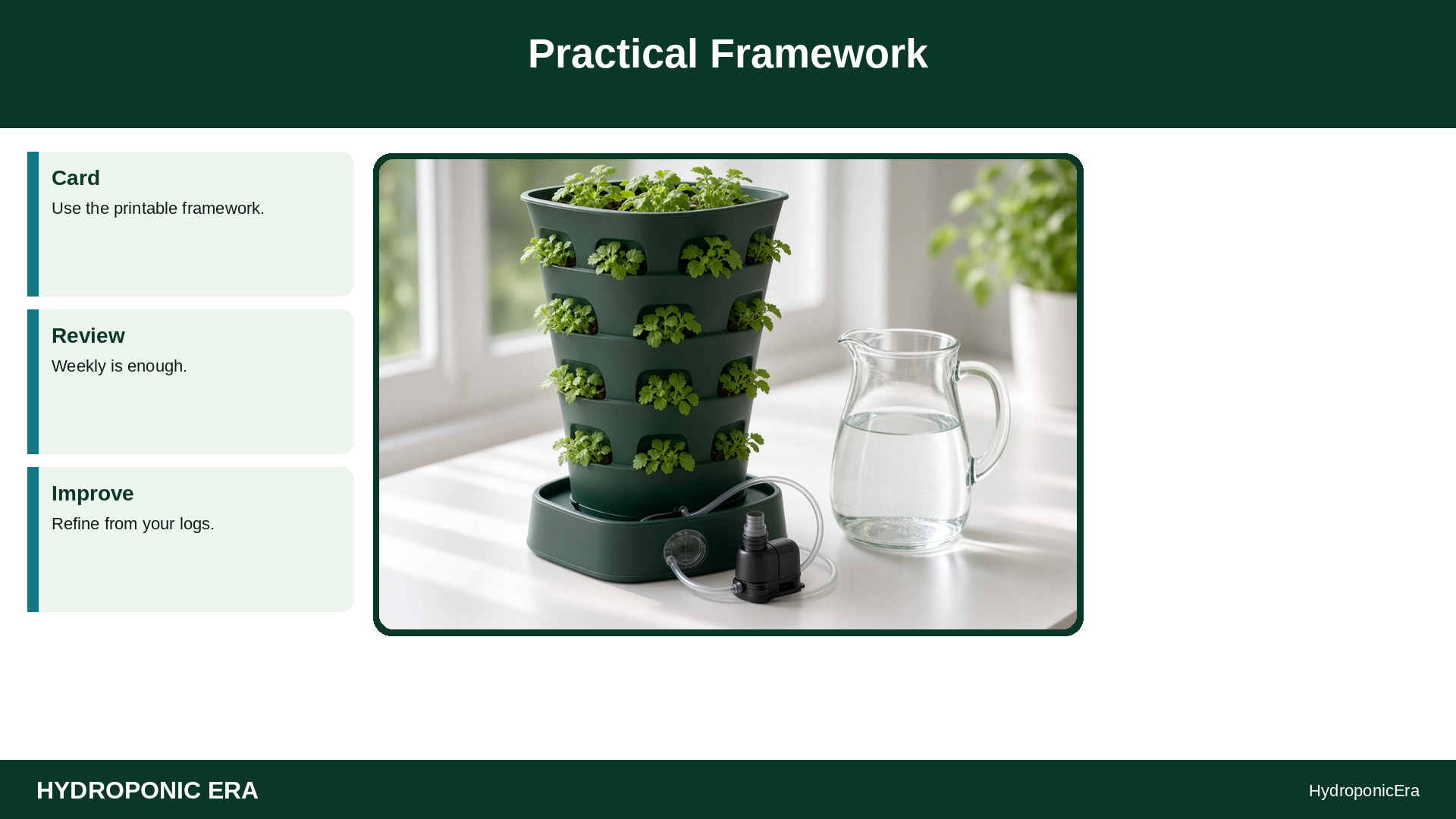 inline screen filters drip hydroponics — Practical Framework